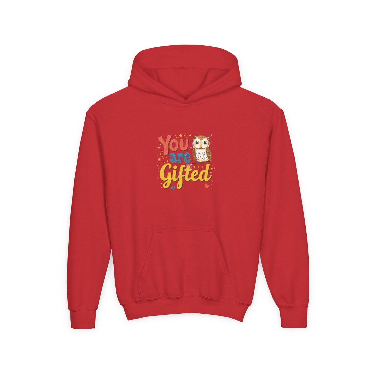 You Are Gifted Owl Youth Hoodie | Encouragement Kids Sweatshirt