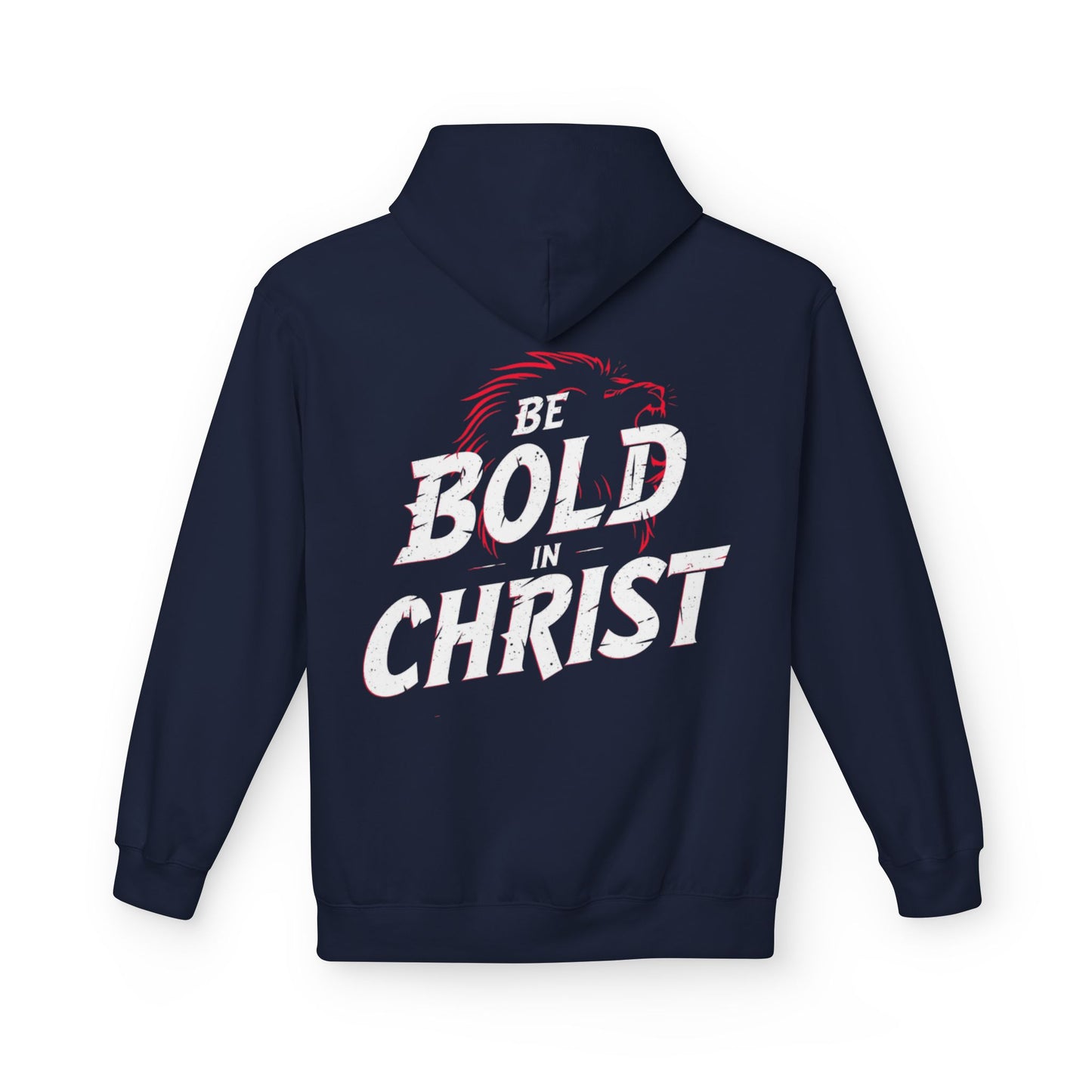 Be Bold in Christ Brush Stroke Design Hoodie | Christian Faith Apparel