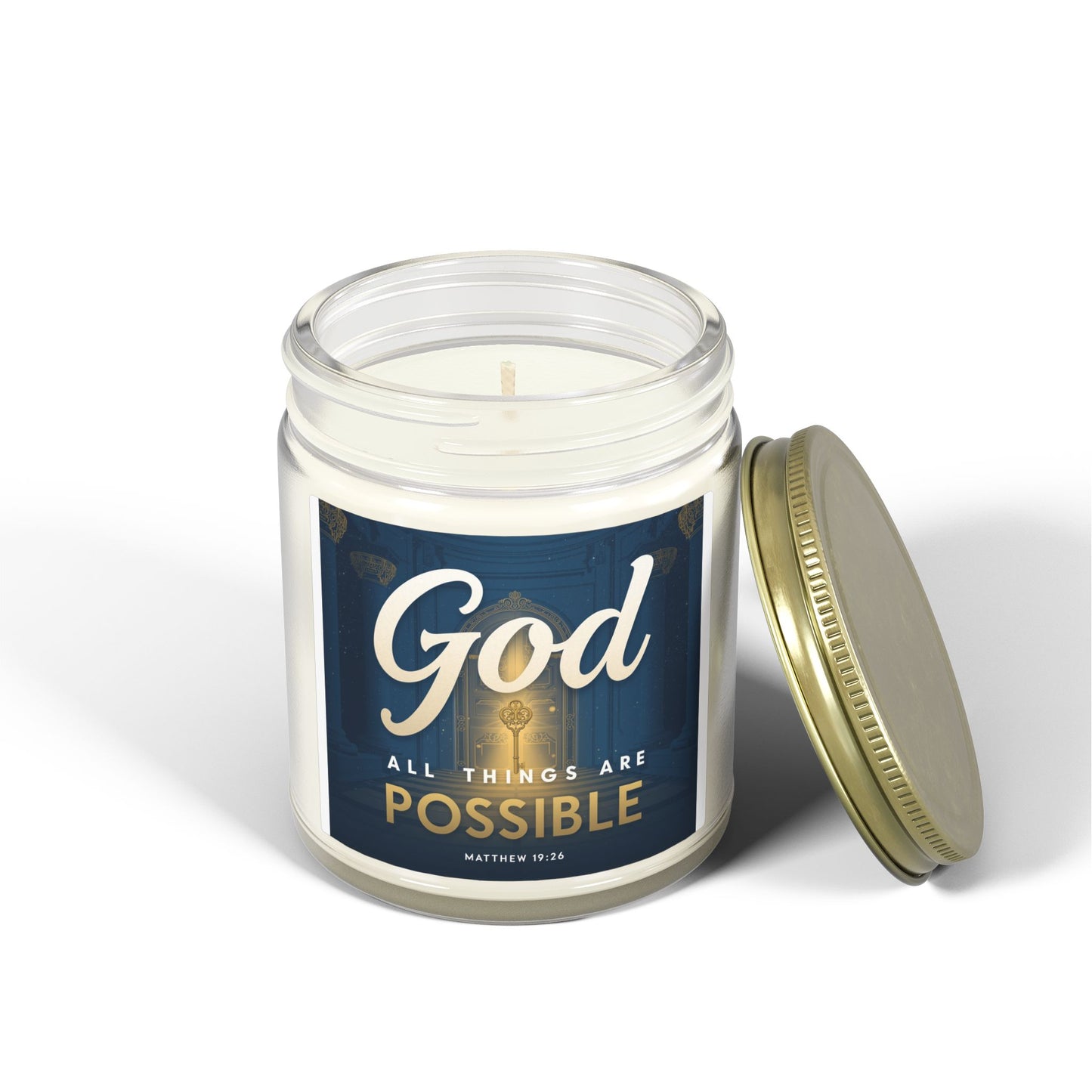 Scented Candles, Coconut Apricot Wax (4oz, 9oz)