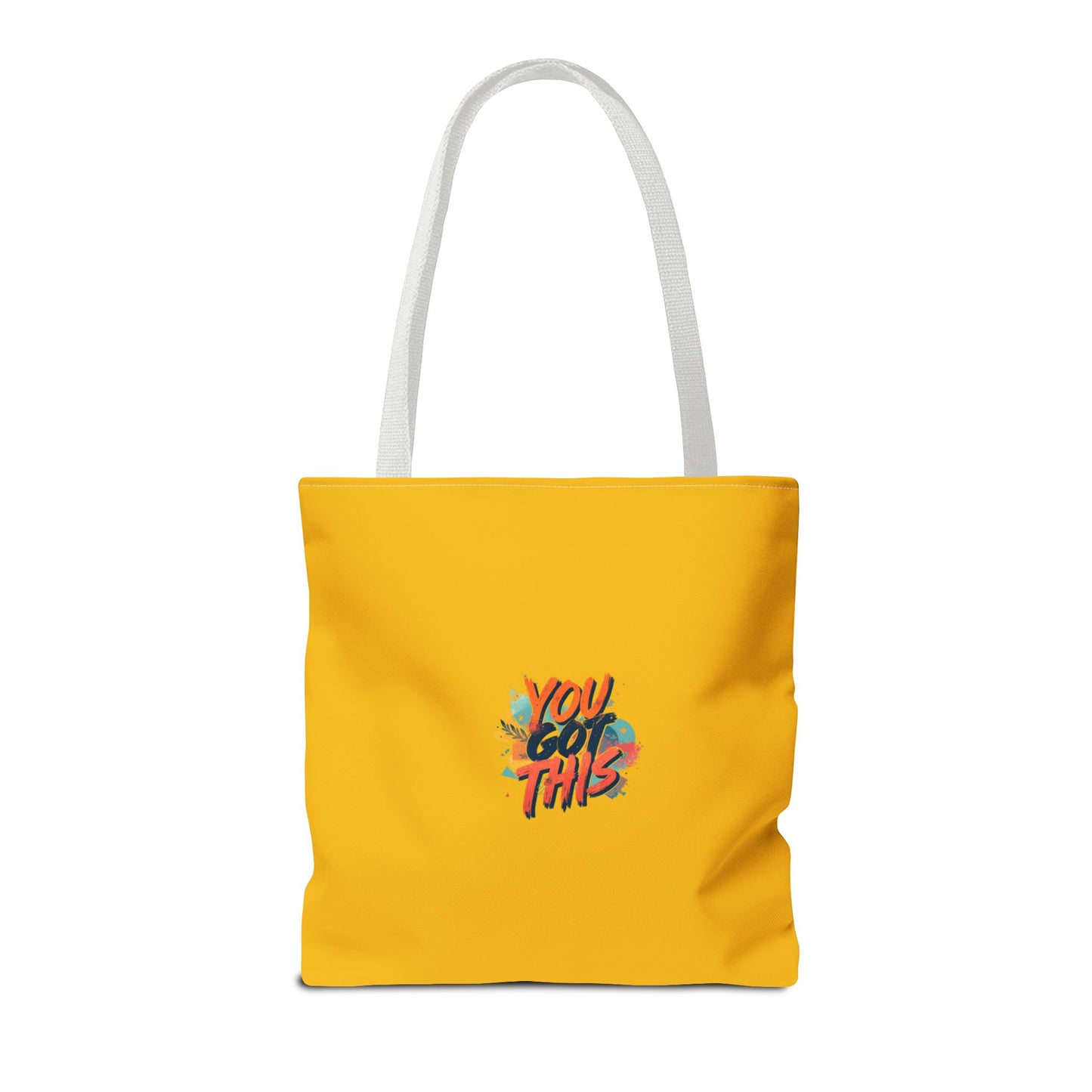 You Got This motivational graphic Tote Bag | positive quote, yellow background