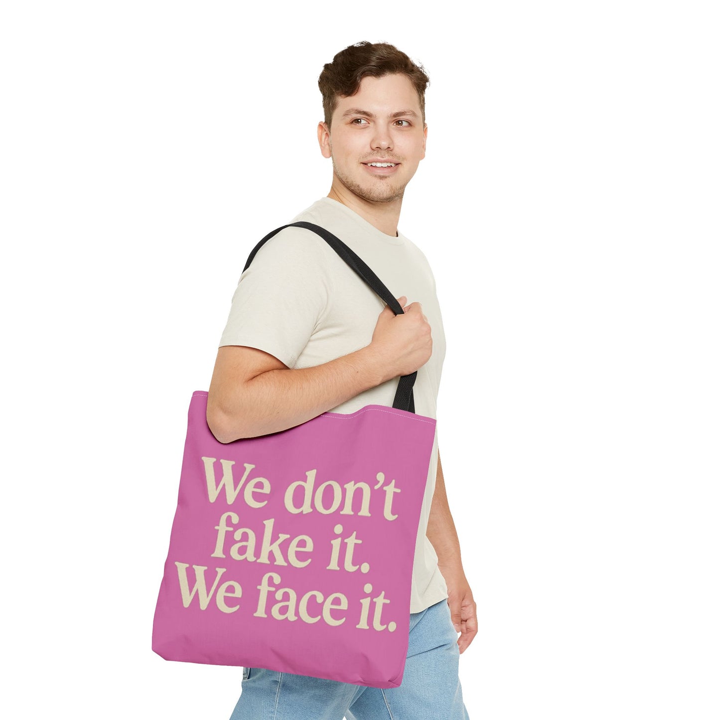 Empowering Tote Bag | Motivational Quote Tote | Everyday Carry, Gift for Friends, Positive Affirmation Bag, Stylish Shopping Bag
