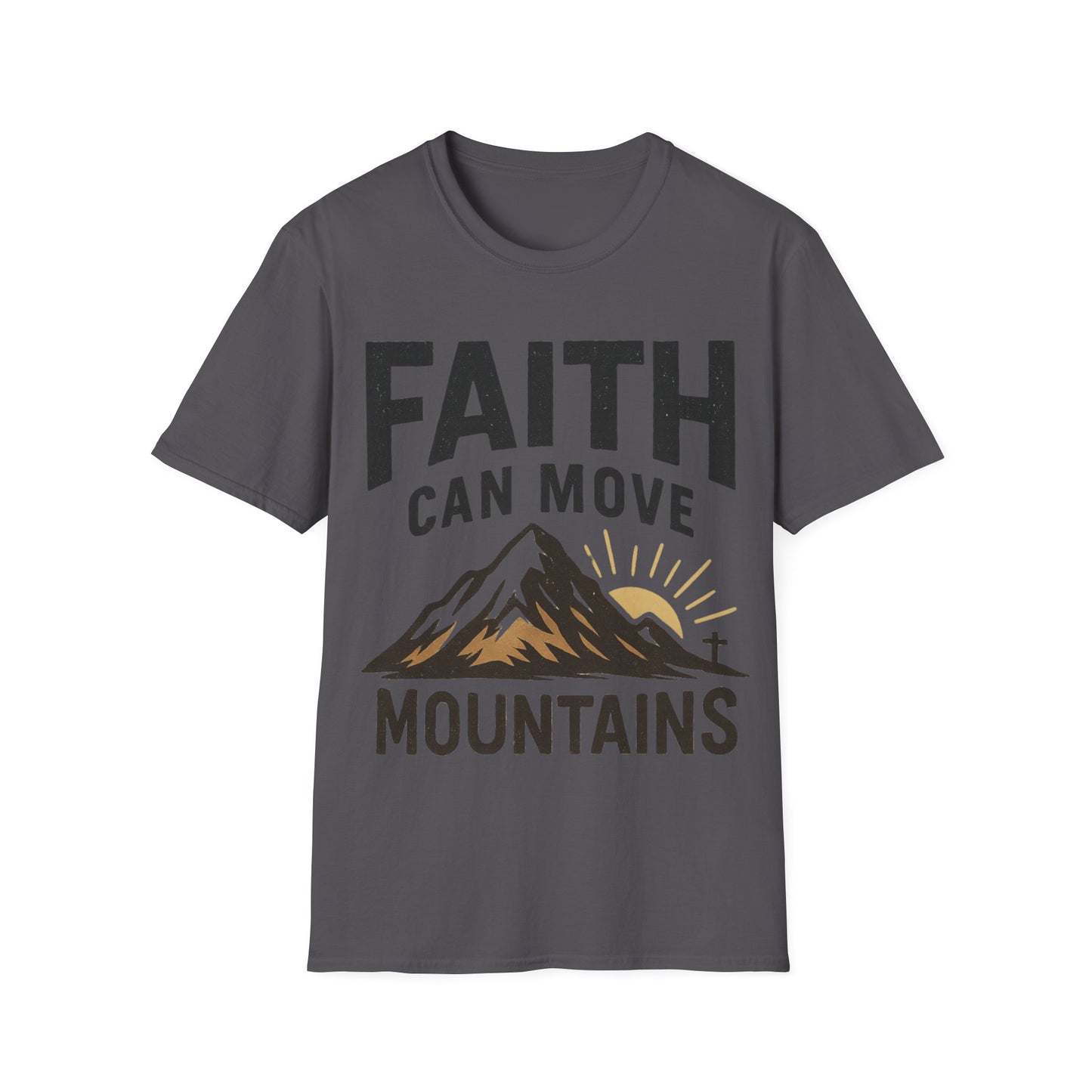 Faith-Inspired Unisex Softstyle T-Shirt - Inspirational Gift, Christian Apparel, Religious Tee, Motivational Shirt, Scripture Tee