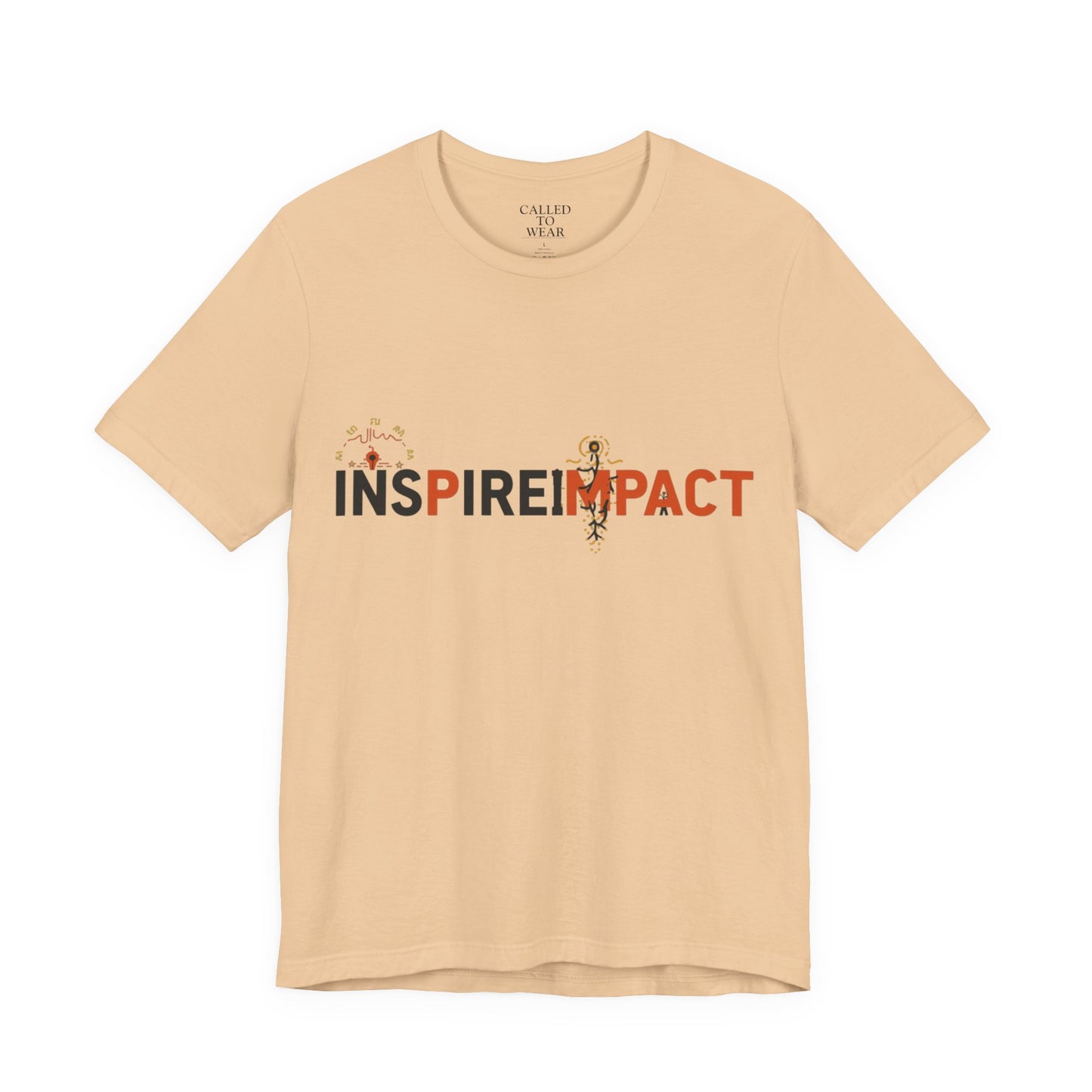 Inspire Impact graphic Tee | Inspirational typography t-shirt