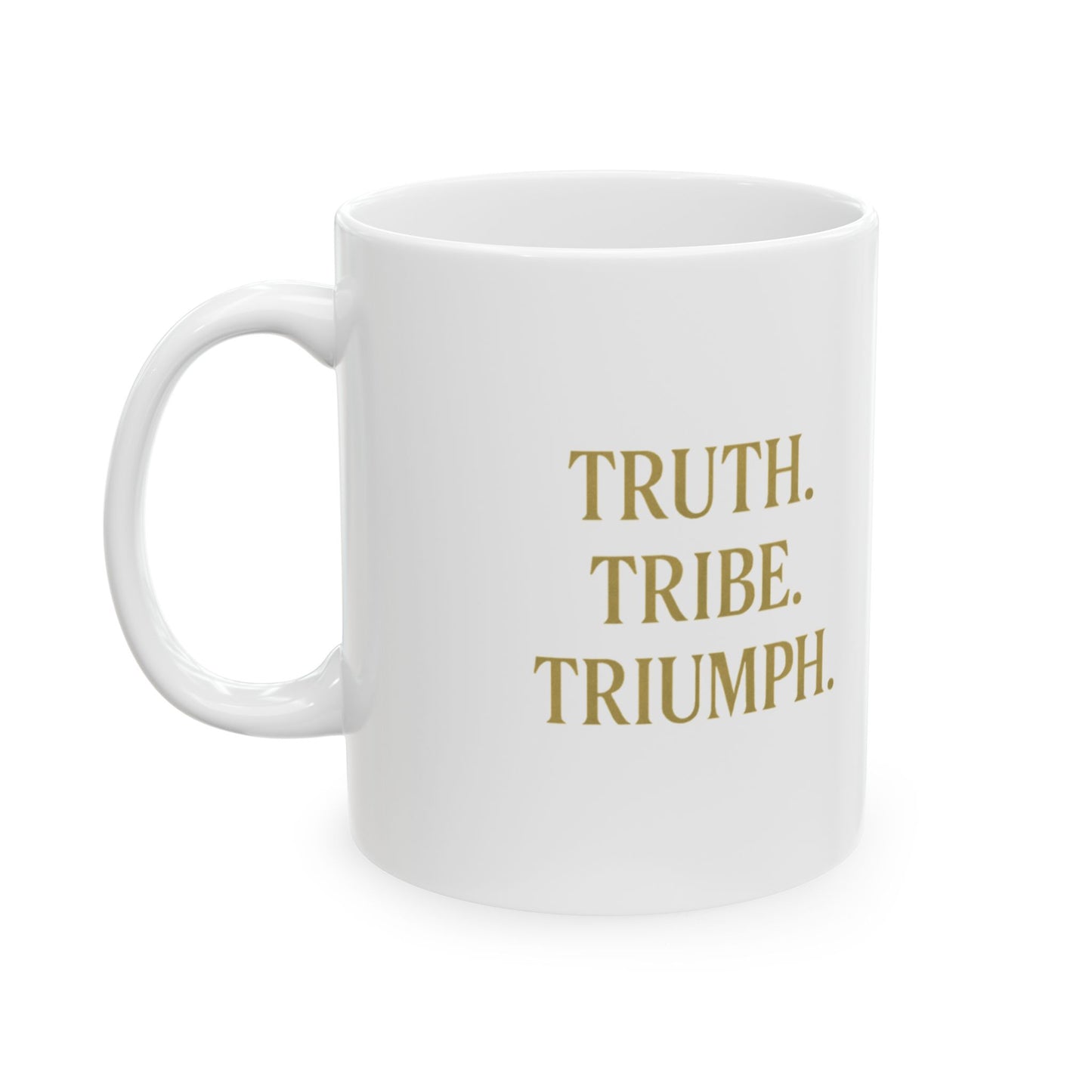 Inspiring Ceramic Mug - Truth, Tribe, Triumph | Motivational Gift for Friends, Family, or Yourself | Coffee Lover, Inspirational [...]