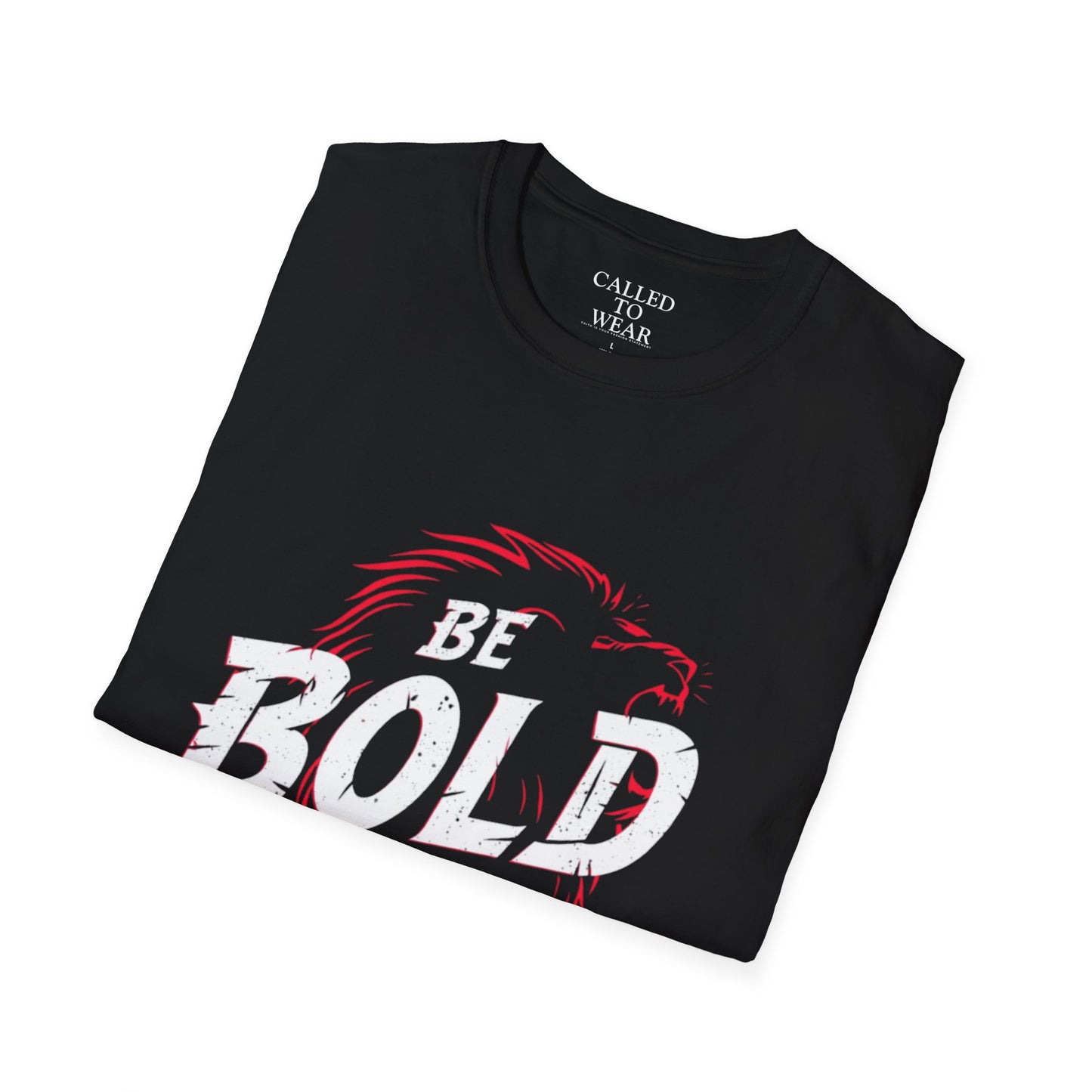 Be Bold in Christ T-Shirt | Christian Faith Tee, Lion Silhouette Typography