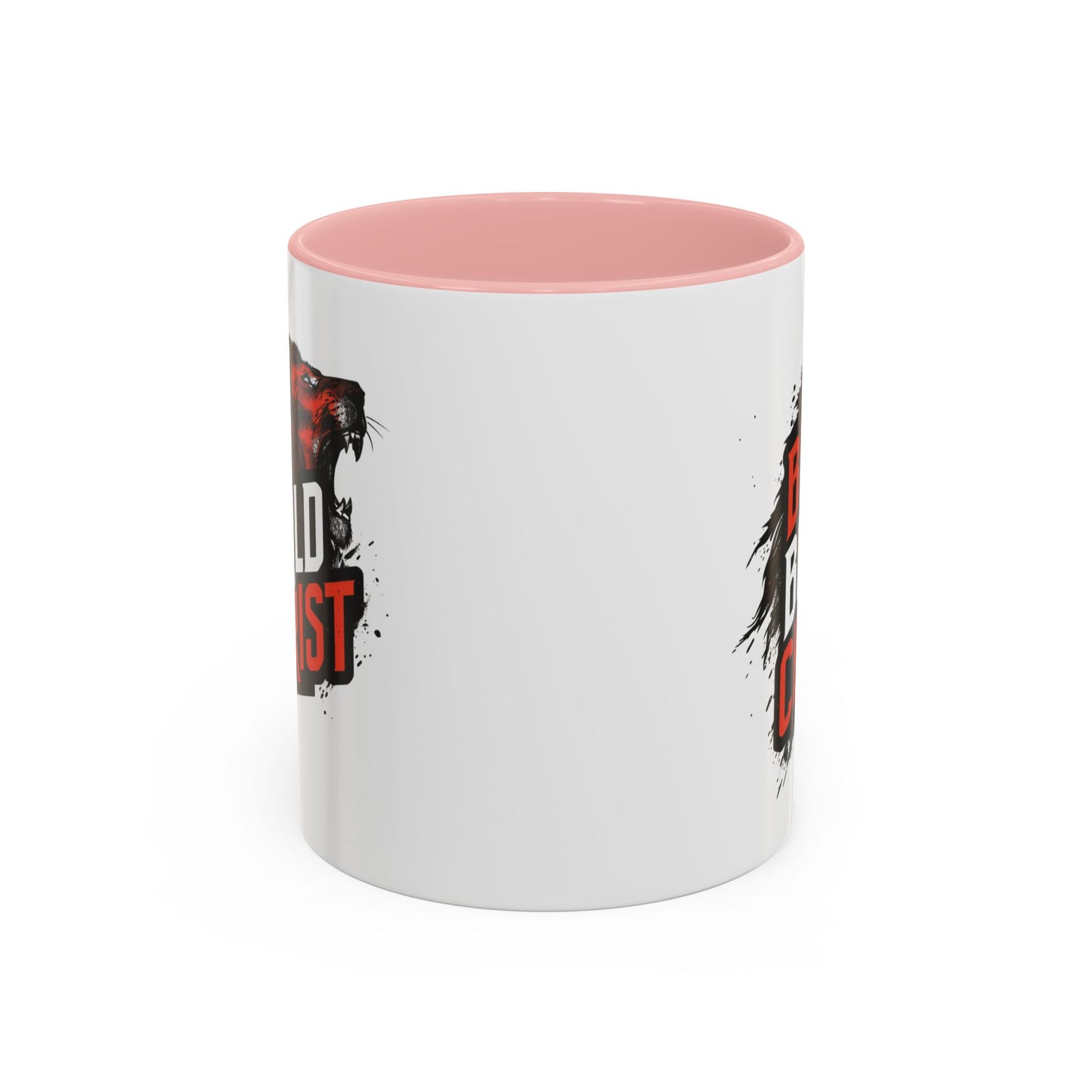 Be Bold in Christ Mug | Christian Faith Coffee Mug, Wolf Graphic Accent Mug