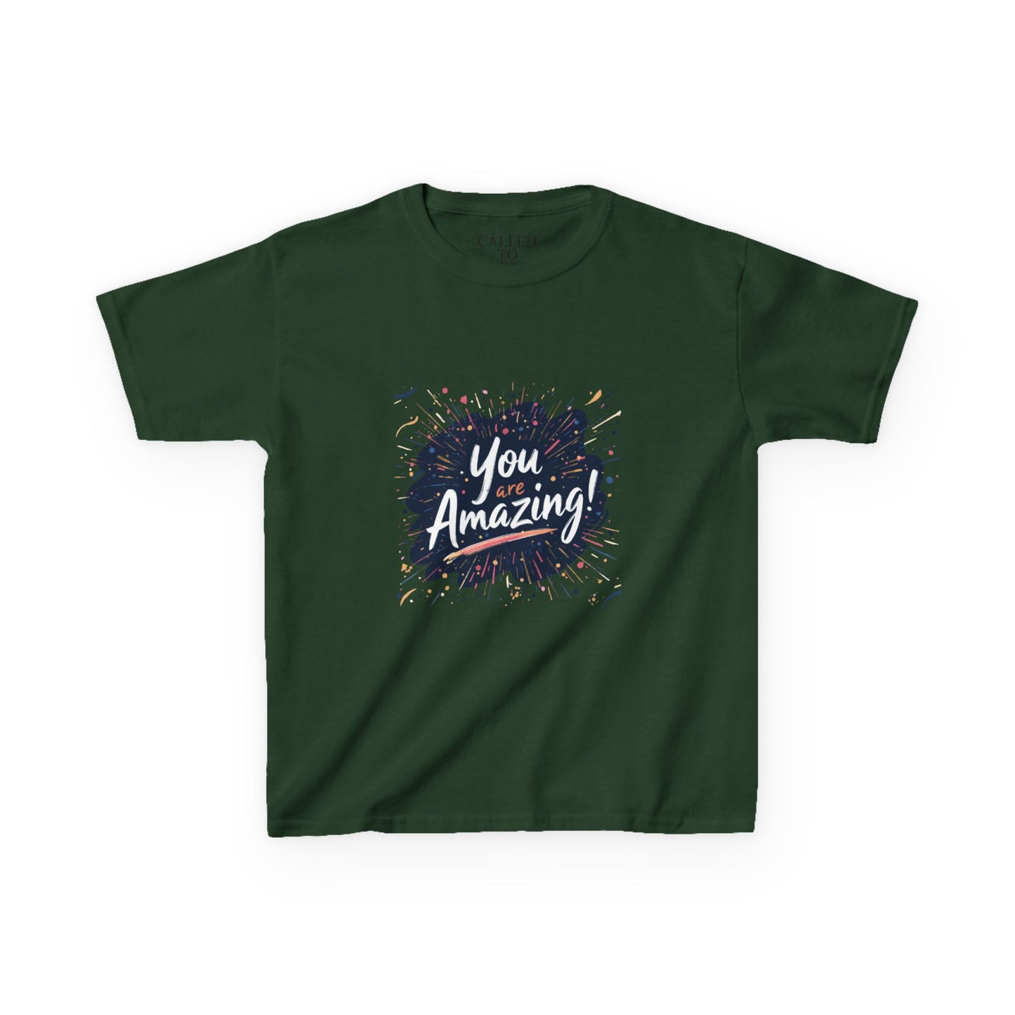 You Amazing! Brushstroke Kids Tee | Handwritten Encouragement Shirt