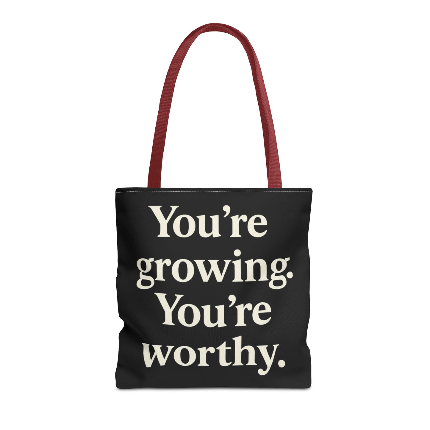 Empowering Affirmation Tote Bag 'You Are Enough' Inspirational Everyday Tote