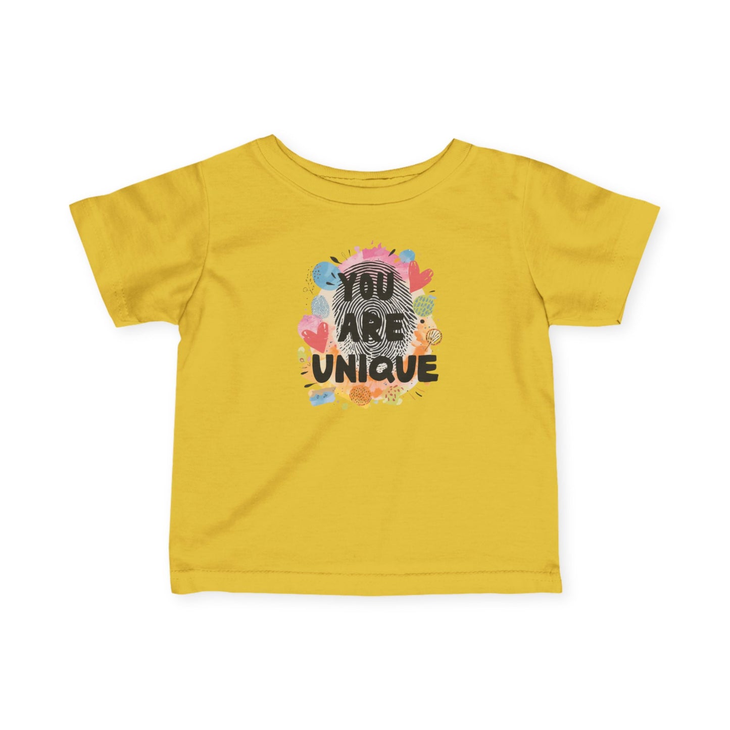 Watercolor Playful Lettering Infant Tee | Soft Breathable Baby Shirt