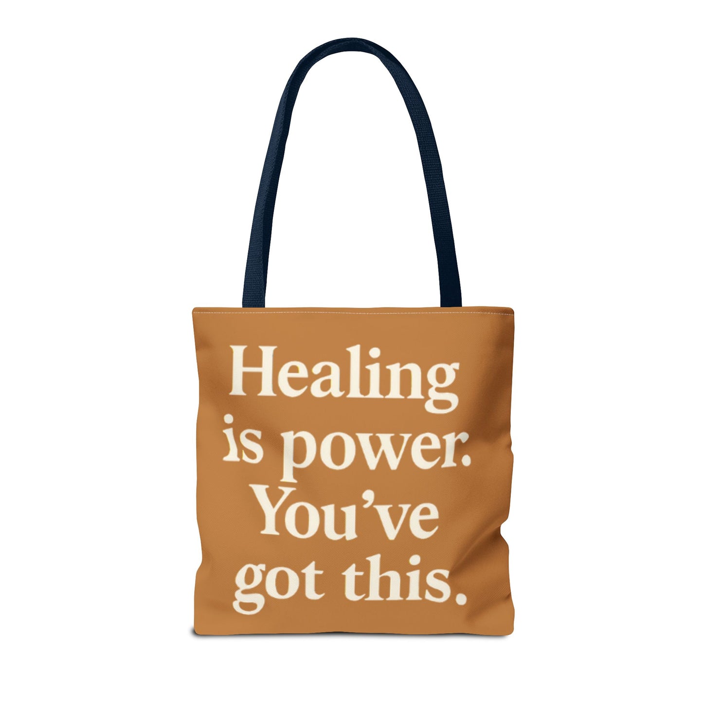 Empowering Healing Tote Bag, Inspirational Market Bag, Motivational Gift, Self-Care Accessory, Supportive Everyday Tote