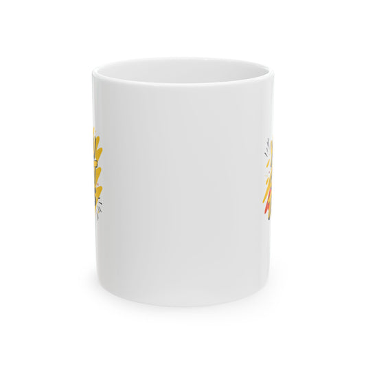Sunflower Sunrise Mug | Floral Ceramic Coffee Cup