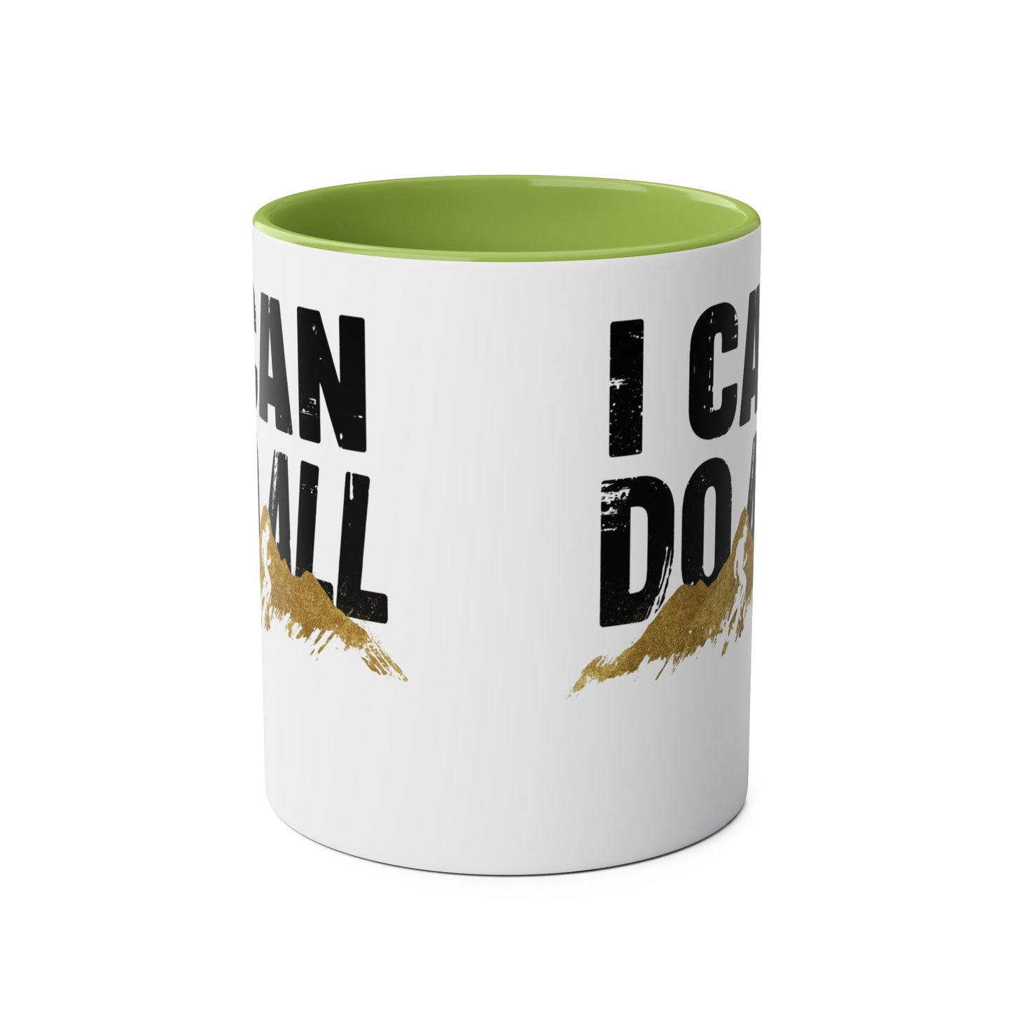 I Can Do All Mountains mug | Coffee Mug, Red Interior