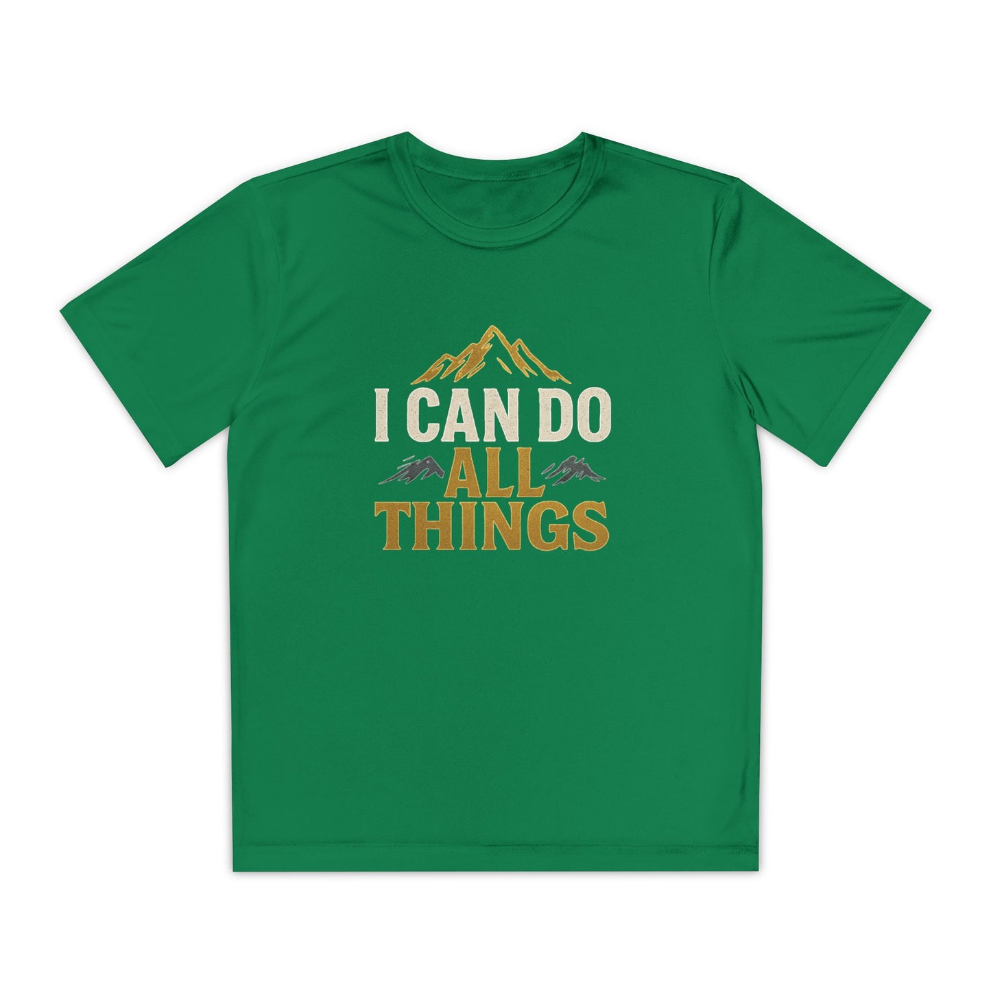 Youth Competitor Tee - I Can Do All Things Motivational Shirt