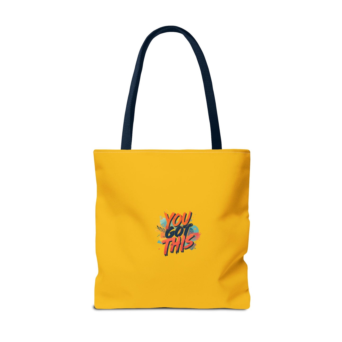 You Got This motivational graphic Tote Bag | positive quote, yellow background