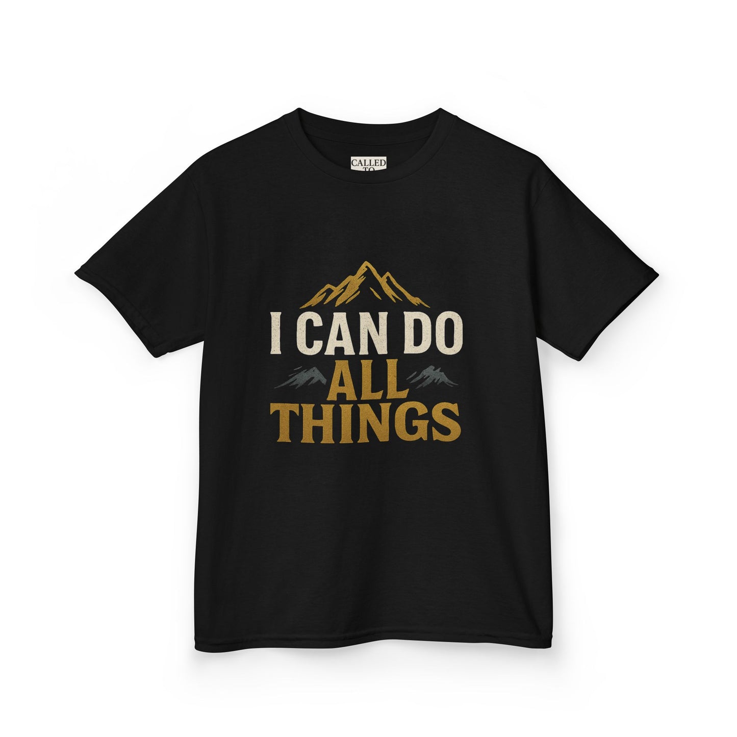 Kids Tee - Inspire and Empower 'I Can Do All Things' Motivational Shirt