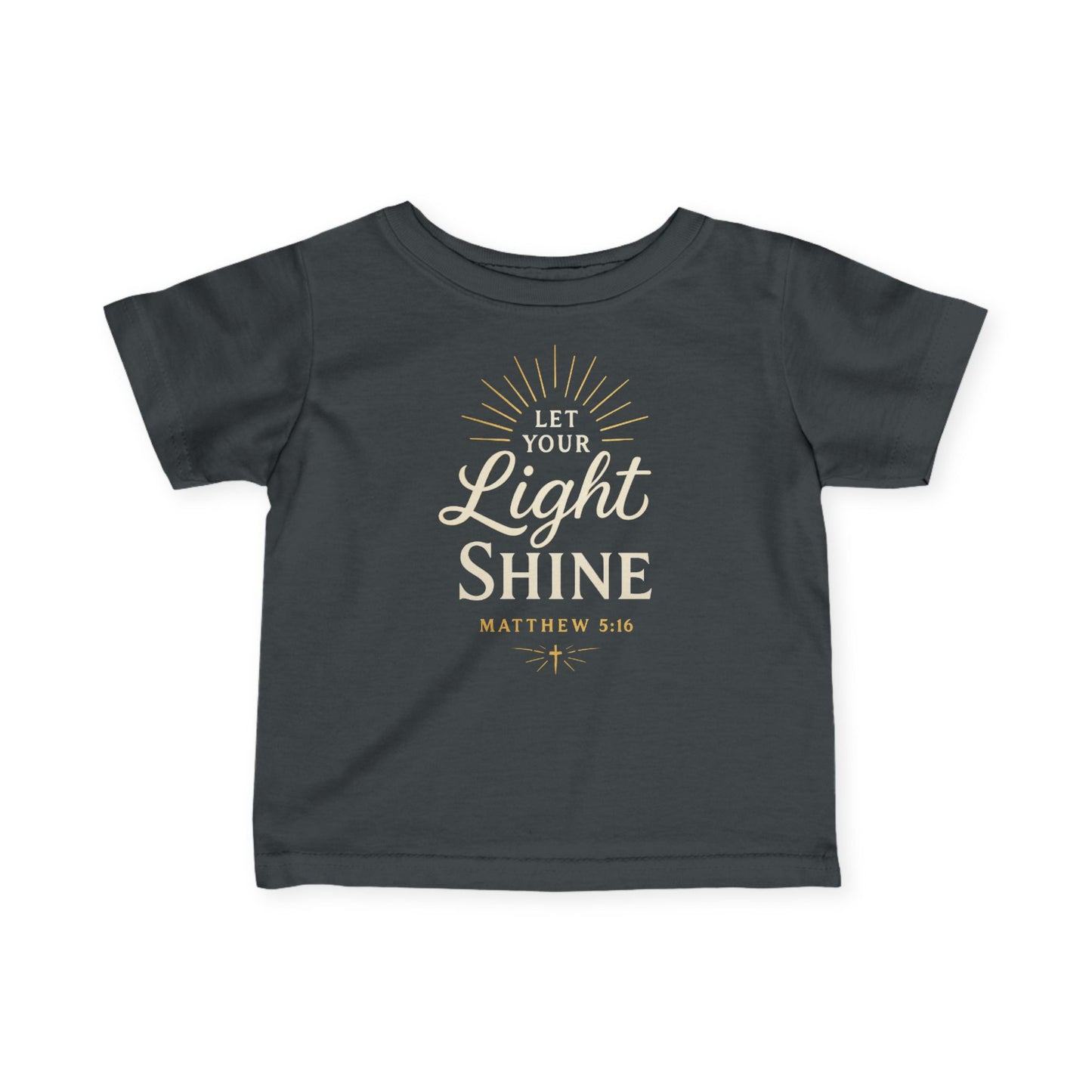 Christian Infant Tee - Let Your Light Shine, Baby Clothes, Cute Gift