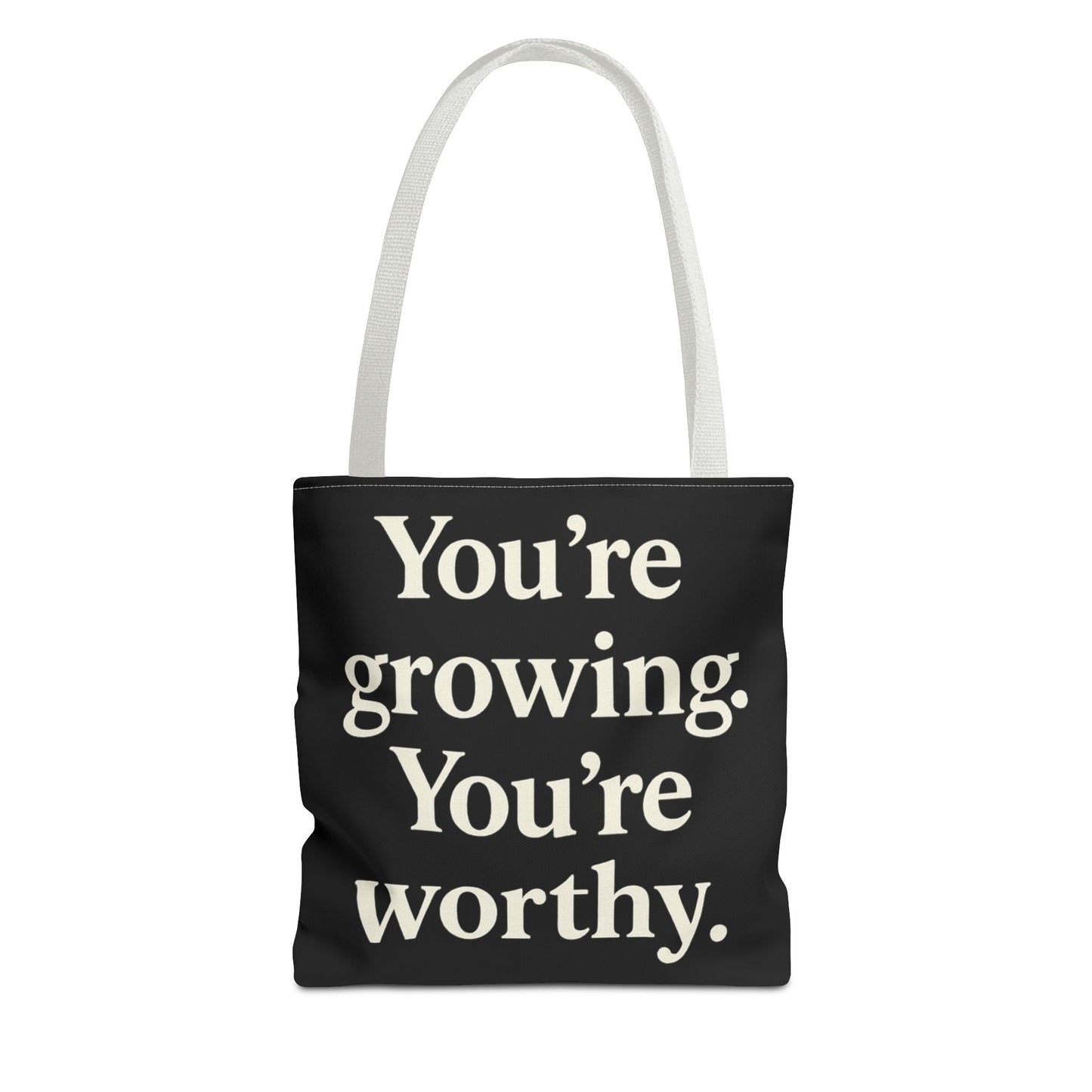 Empowering Affirmation Tote Bag 'You Are Enough' Inspirational Everyday Tote