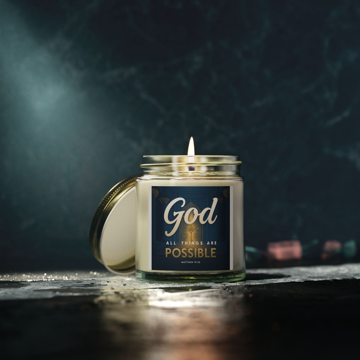 Scented Candles, Coconut Apricot Wax (4oz, 9oz)