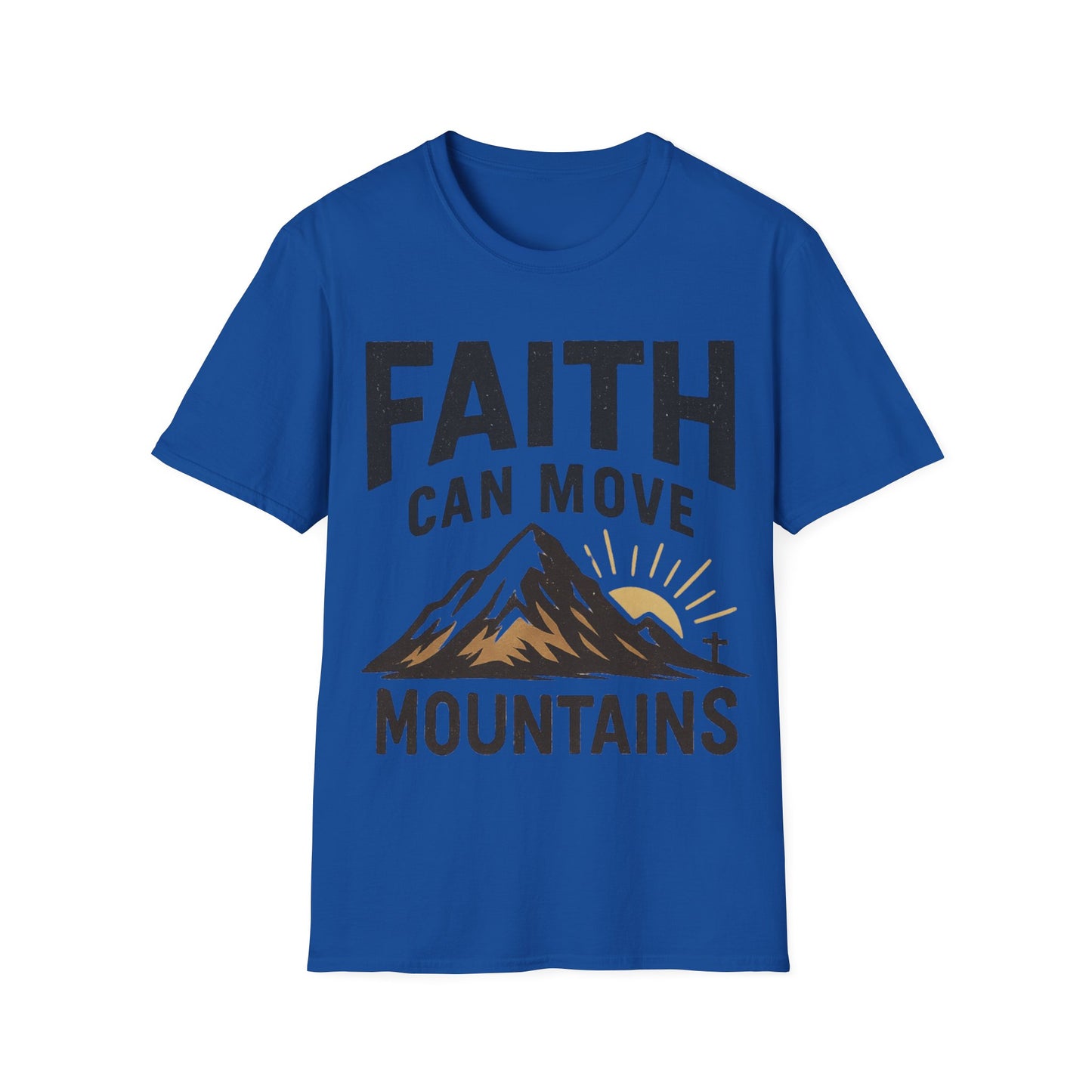 Faith-Inspired Unisex Softstyle T-Shirt - Inspirational Gift, Christian Apparel, Religious Tee, Motivational Shirt, Scripture Tee
