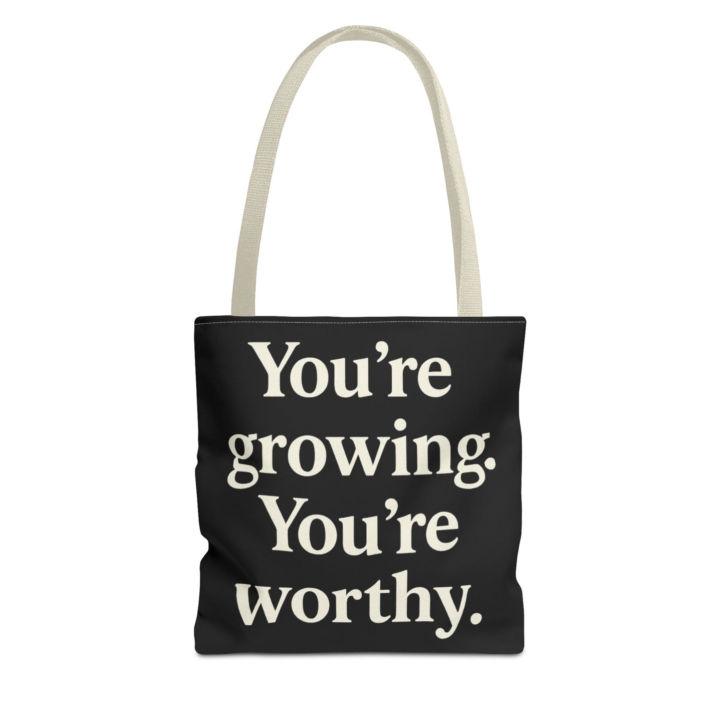Empowering Affirmation Tote Bag 'You Are Enough' Inspirational Everyday Tote