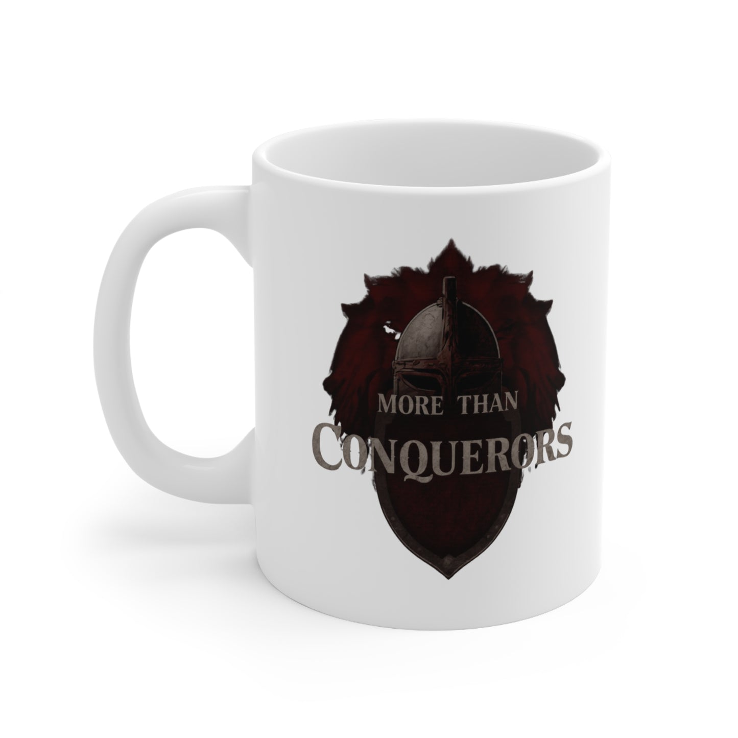 More Than Conquerors Mug | Ceramic Coffee Cup 11oz 15oz