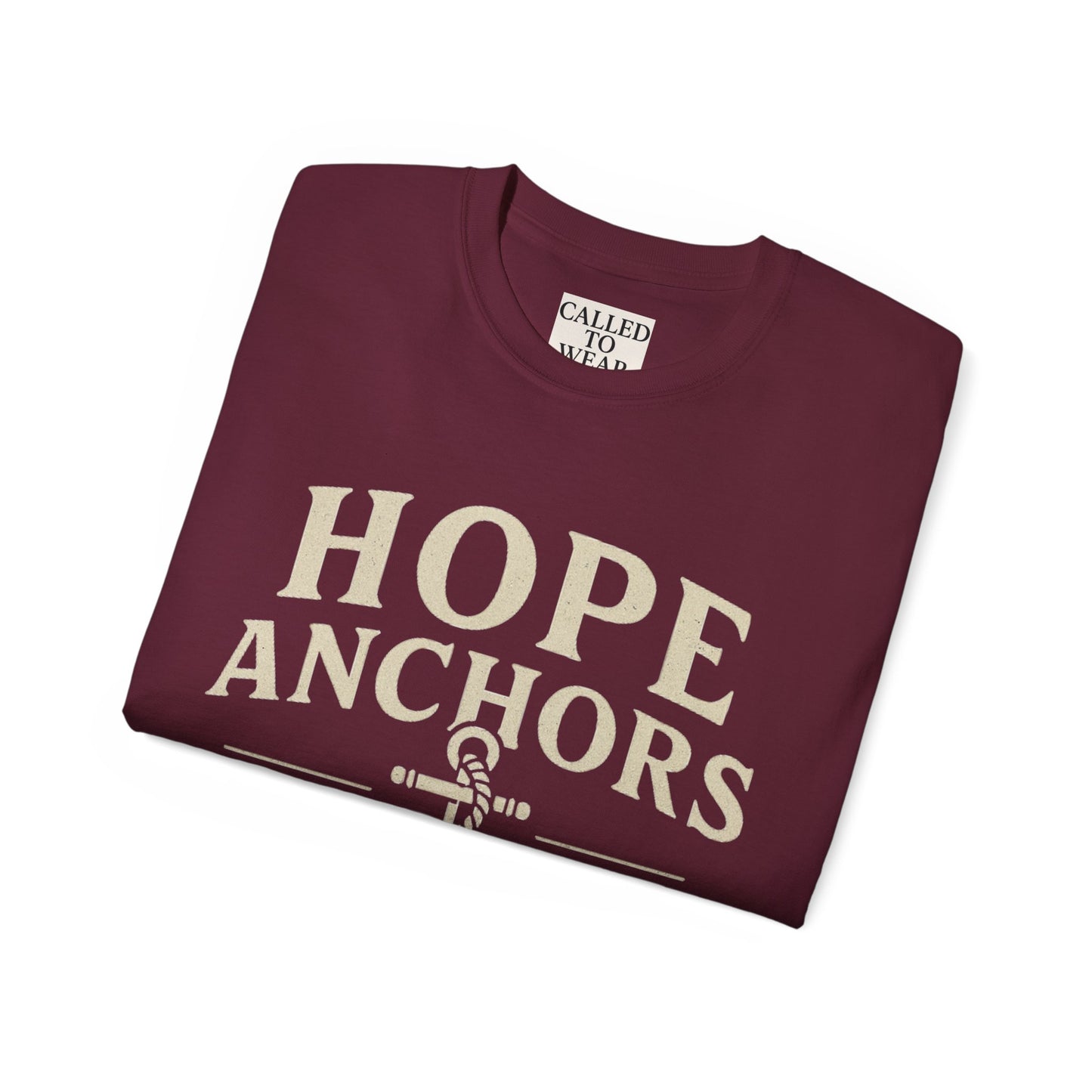 Hope Anchors the Soul Unisex Tee - Inspirational T-Shirt