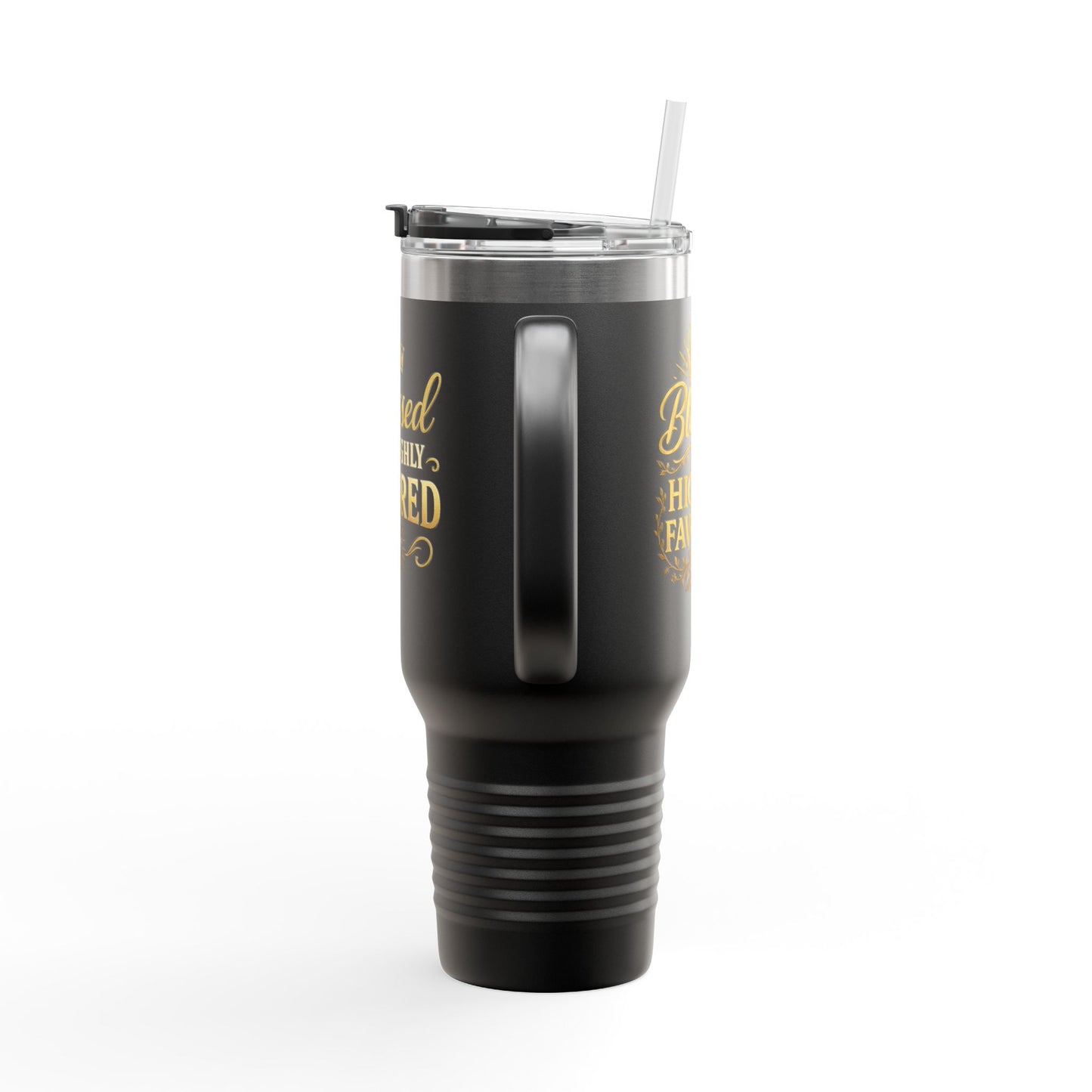 Blessed & Highly Favored 40oz Insulated Travel Mug - Inspirational On-the-Go Drinkware, Perfect for Gifts, Travel Essentials, and [...]