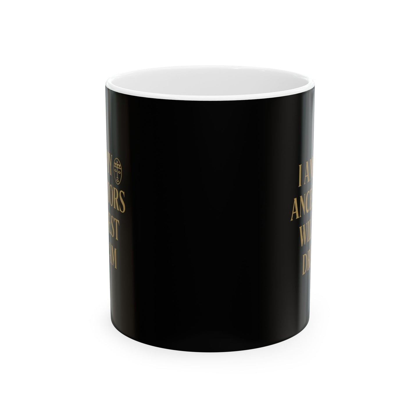 Elegant Black Ceramic Mug with Quote - Perfect Gift for Coffee Lovers, Mother's Day, Birthdays, or Just Because