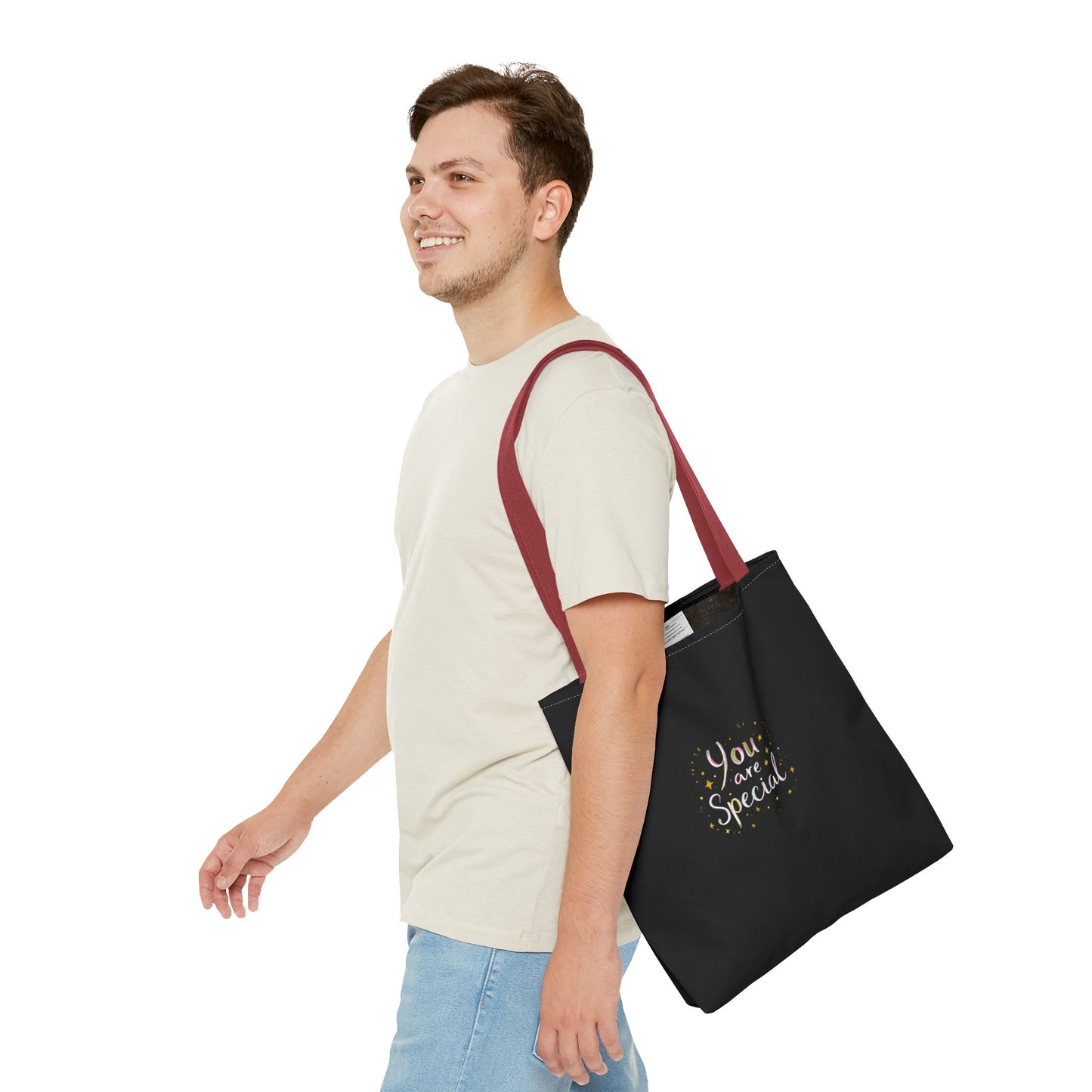 You Are Special Tote Bag | Inspirational Typography, Dotted Accent