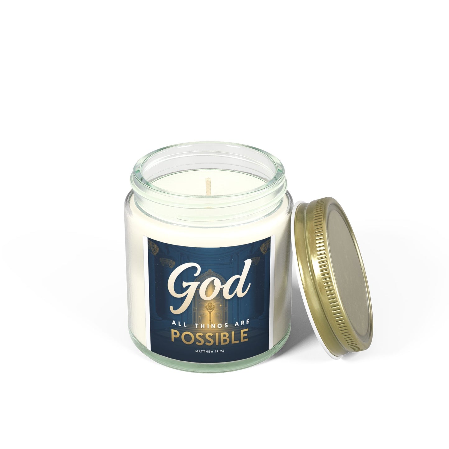 Scented Candles, Coconut Apricot Wax (4oz, 9oz)