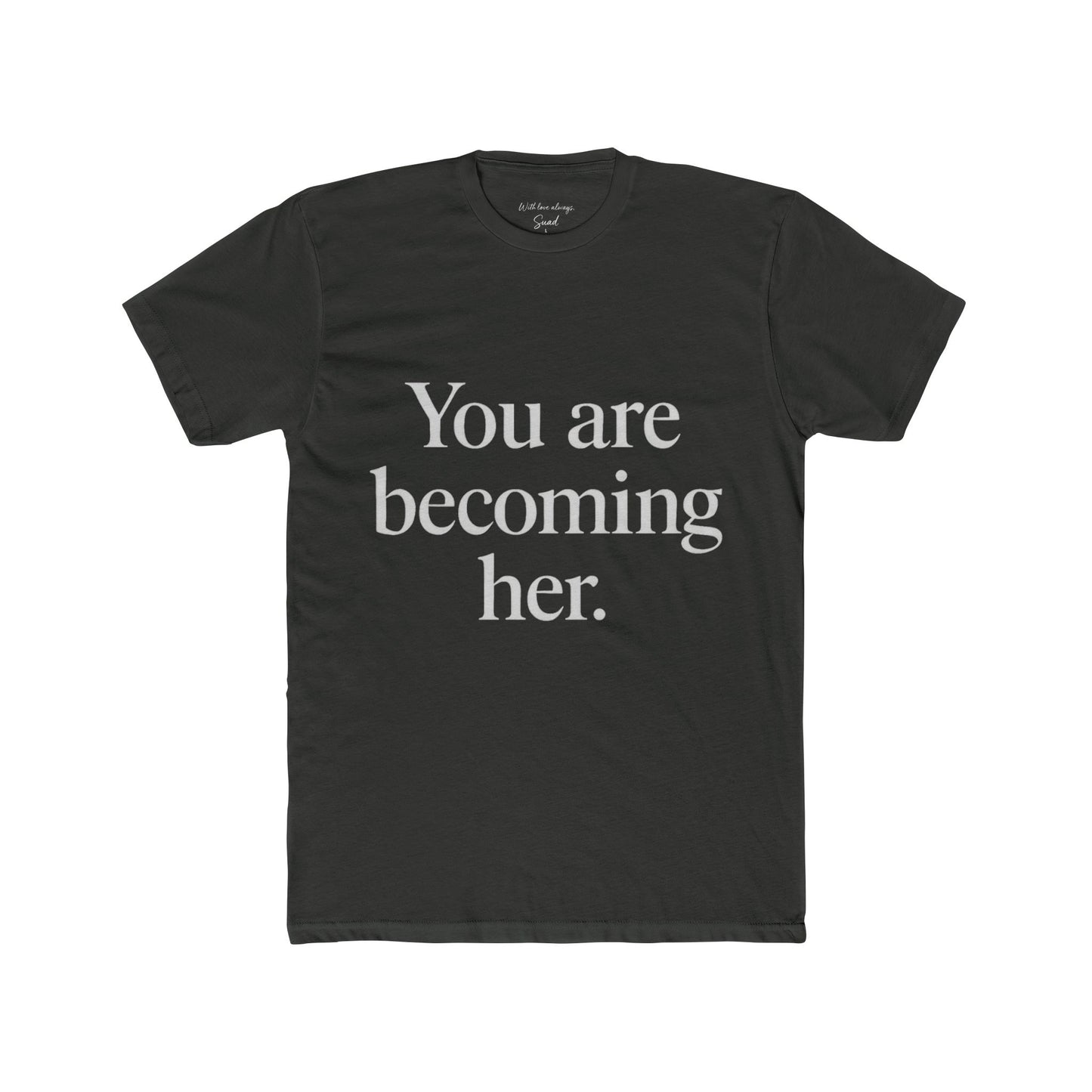 Inspirational Unisex Cotton Crew Tee - Motivational T-Shirt for Empowerment, Self-Care Gifts, Affirmation, Casual Wear, Daily Inspiration