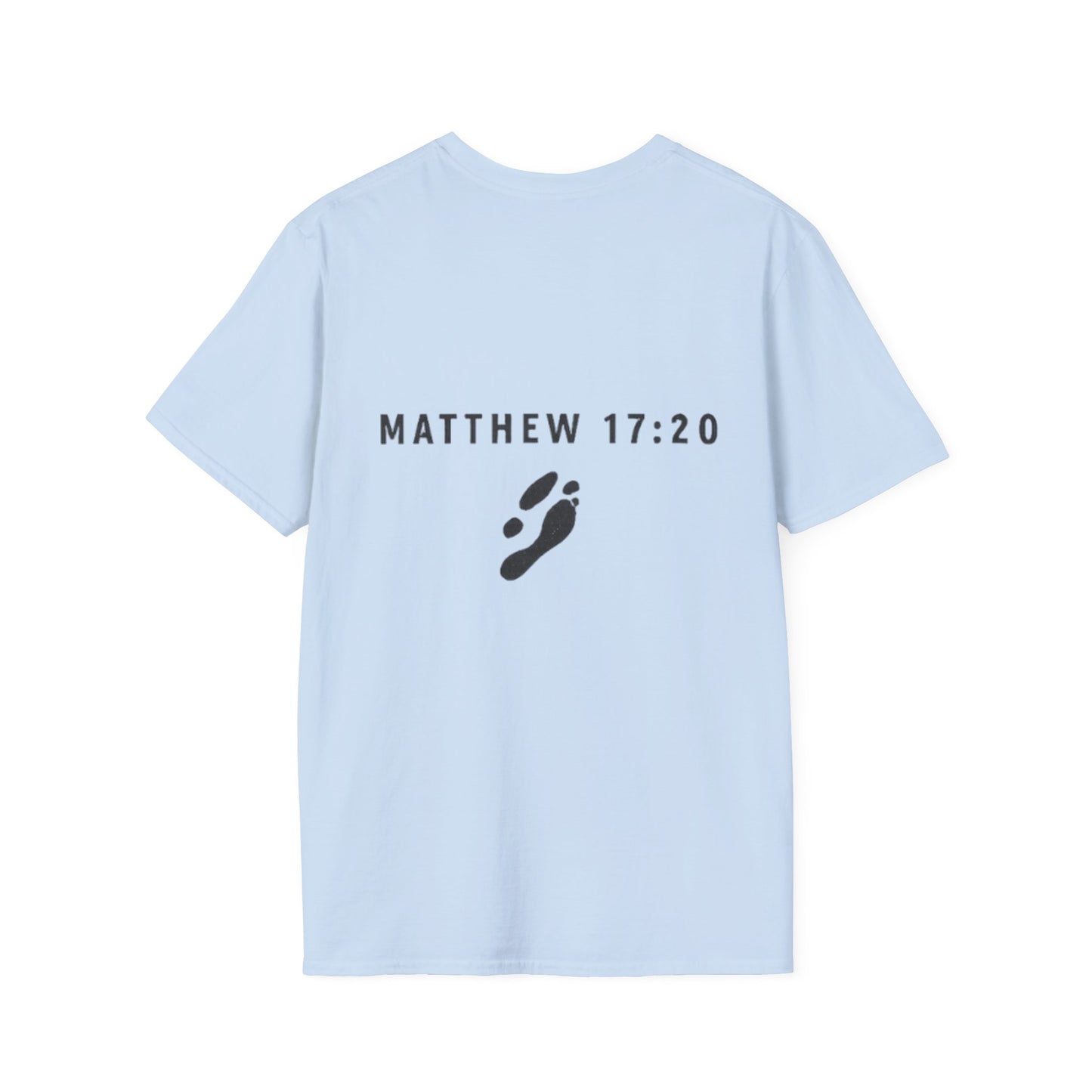 Faith-Inspired Unisex Softstyle T-Shirt - Inspirational Gift, Christian Apparel, Religious Tee, Motivational Shirt, Scripture Tee