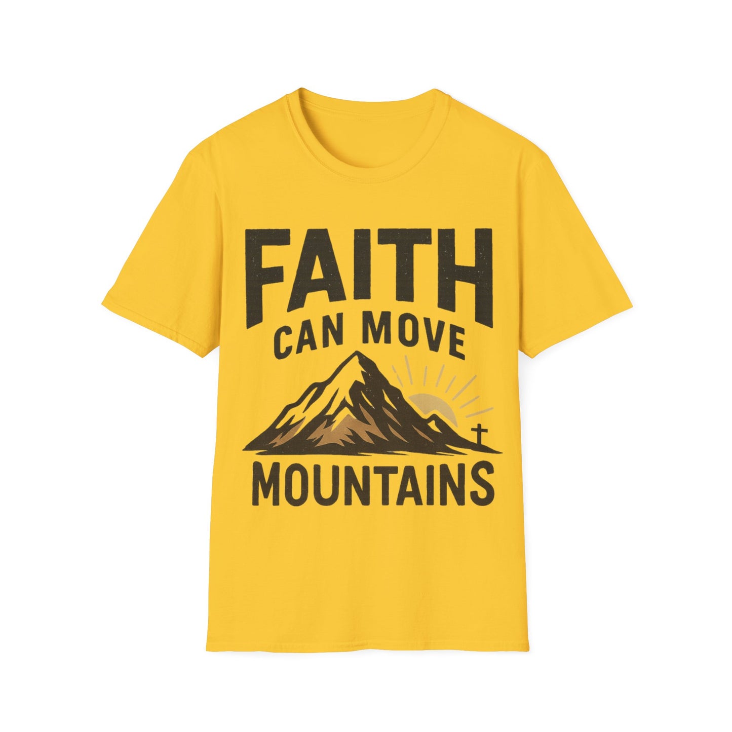 Faith-Inspired Unisex Softstyle T-Shirt - Inspirational Gift, Christian Apparel, Religious Tee, Motivational Shirt, Scripture Tee