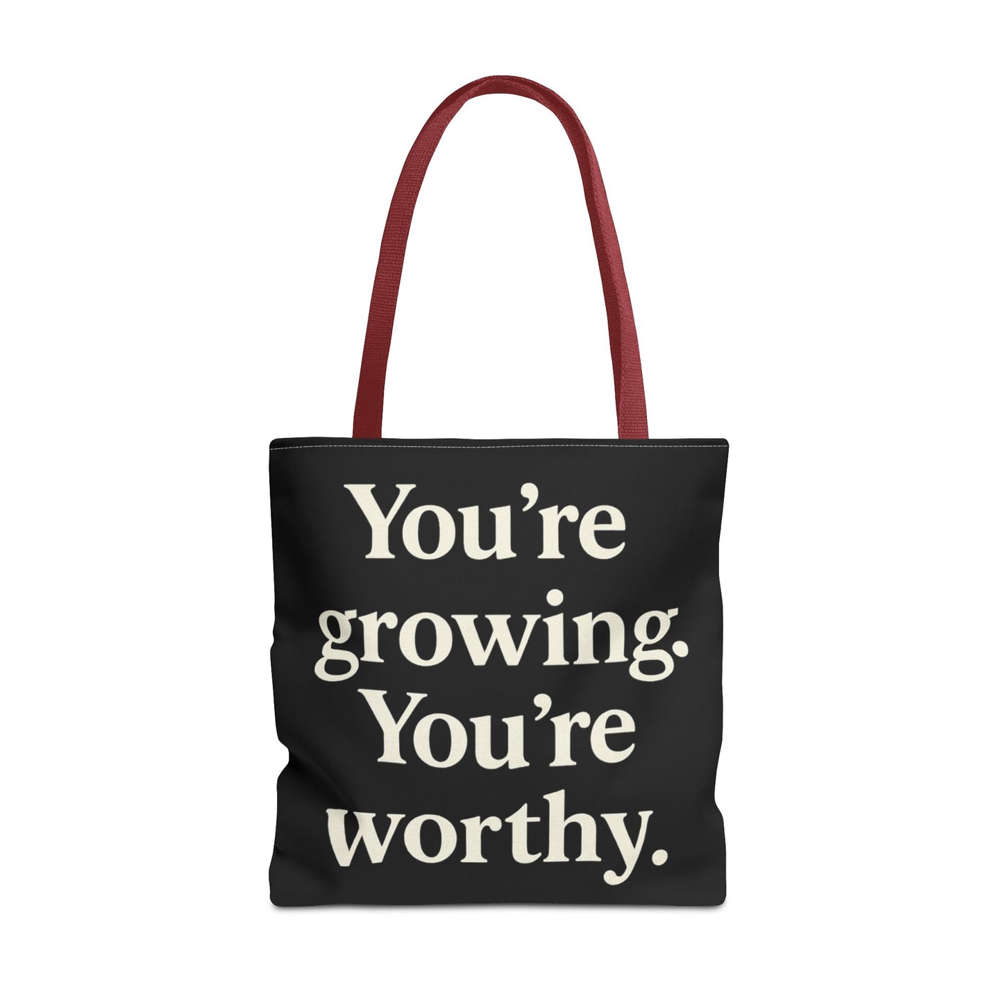 Empowering Affirmation Tote Bag 'You Are Enough' Inspirational Everyday Tote