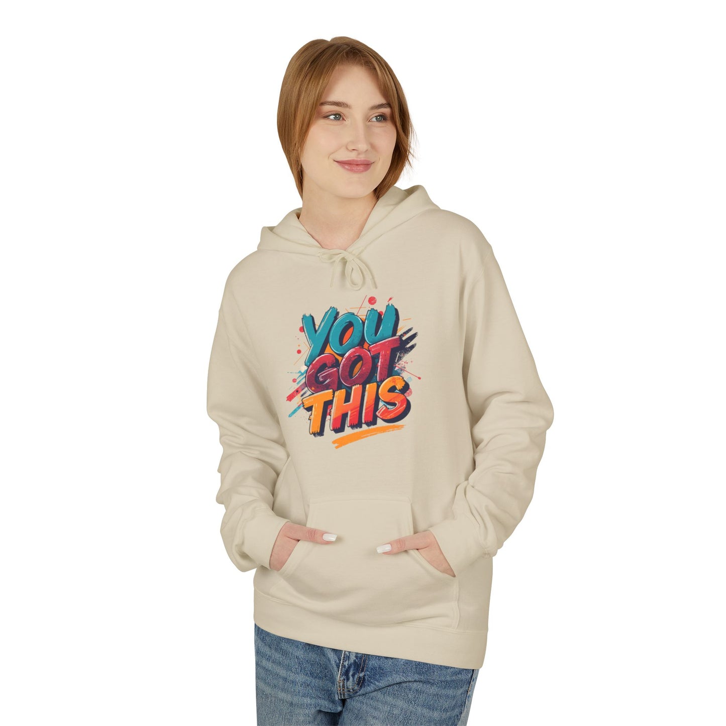 You Got This Brush Lettering Hoodie | Encouragement Motivational Pullover