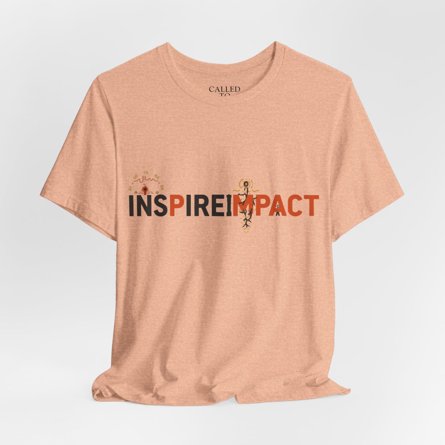 Inspire Impact graphic Tee | Inspirational typography t-shirt