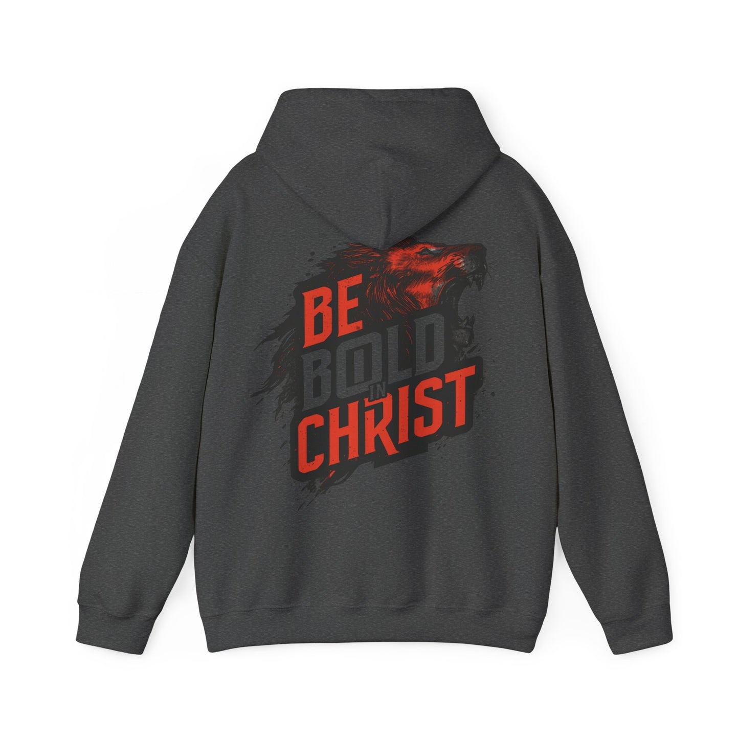 Be Bold in Christ Bear Graphic Hoodie | Faith Roaring Bear Sweatshirt