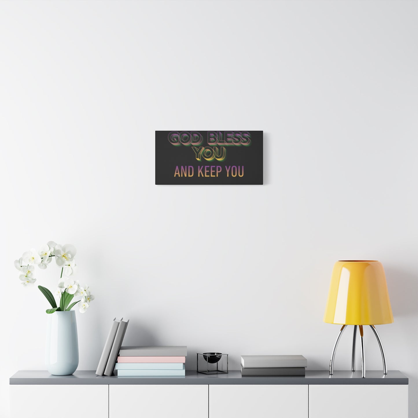 God Bless You and Keep You Canvas | Matte Stretched Wall Art