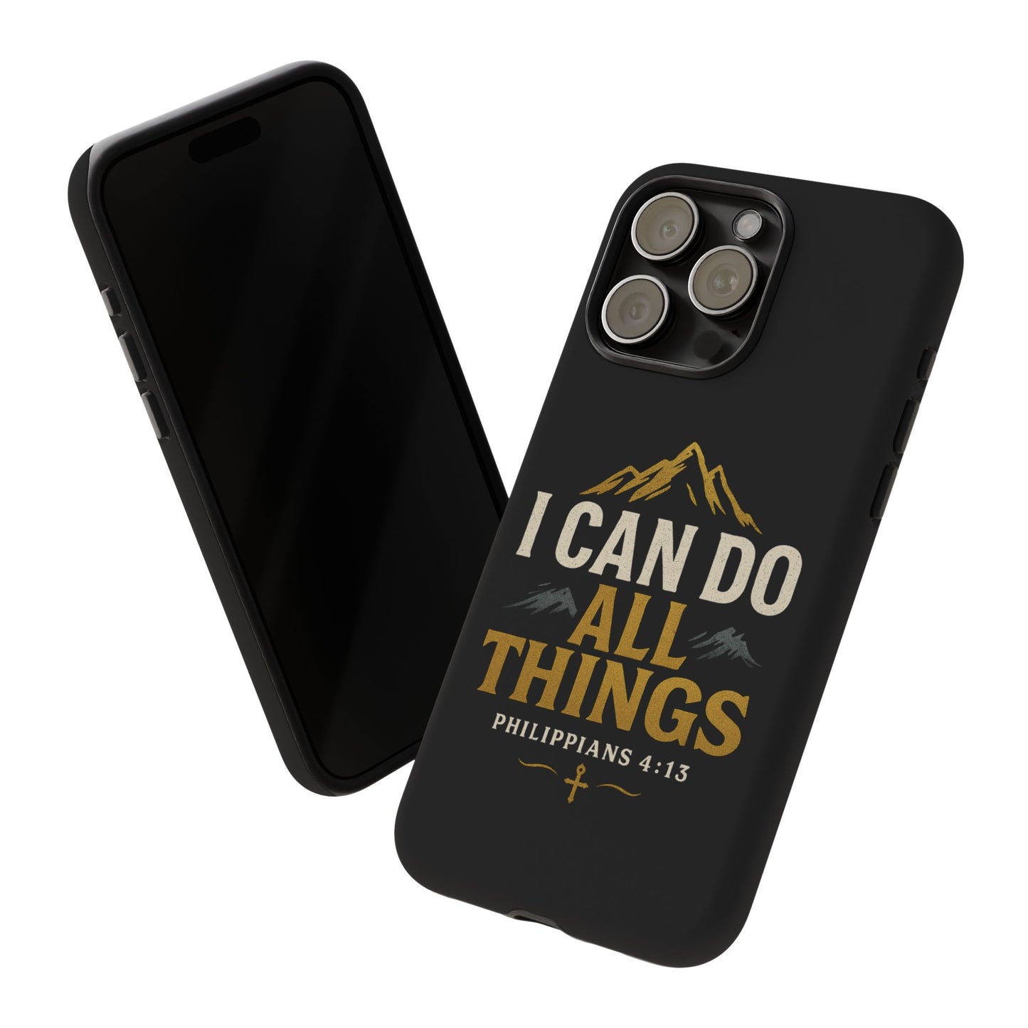 I Can Do All Things Phone Case, Inspirational Phone Cover, Christian Gift, Motivational Tech Accessory, Bible Verse Case, Tough Cases