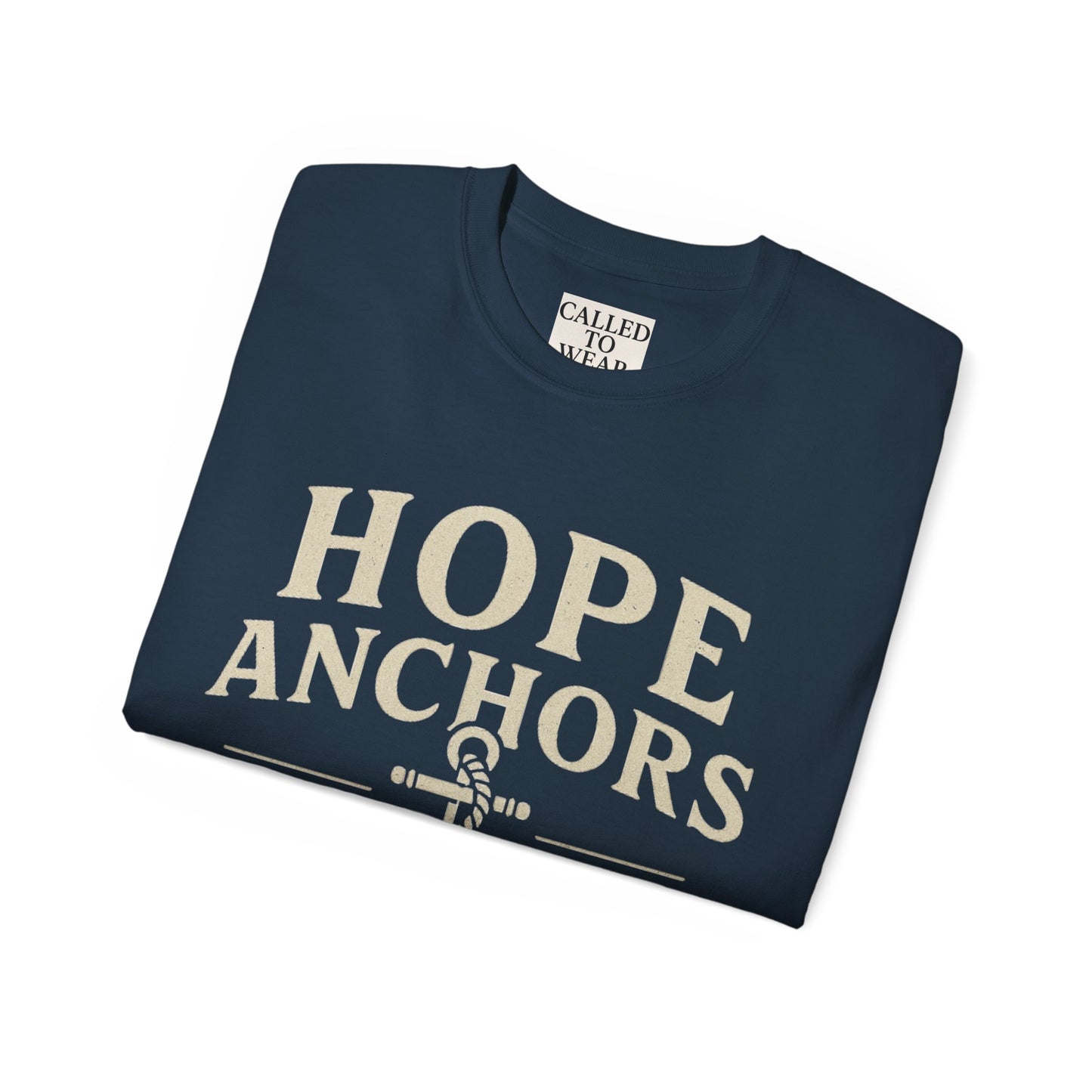 Hope Anchors the Soul Unisex Tee - Inspirational T-Shirt