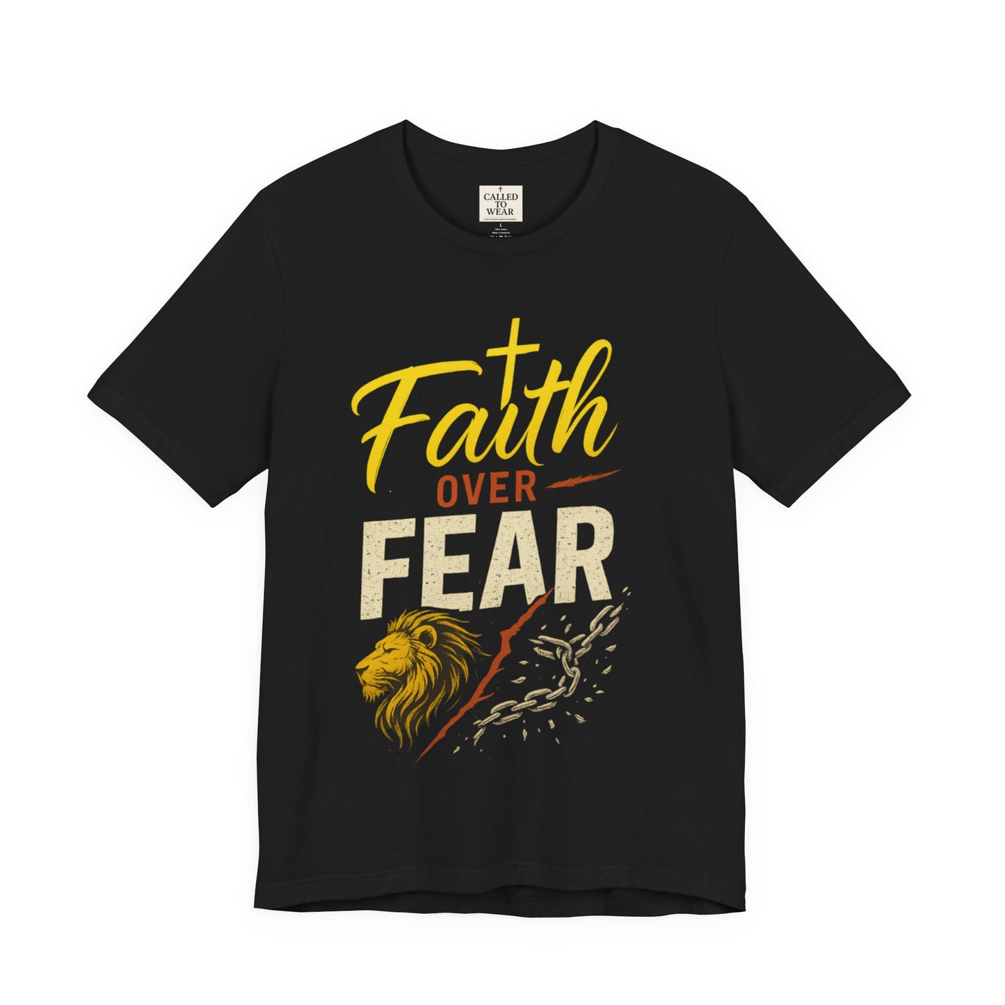 Faith Over Fear Unisex Tee - Inspirational Christian Apparel