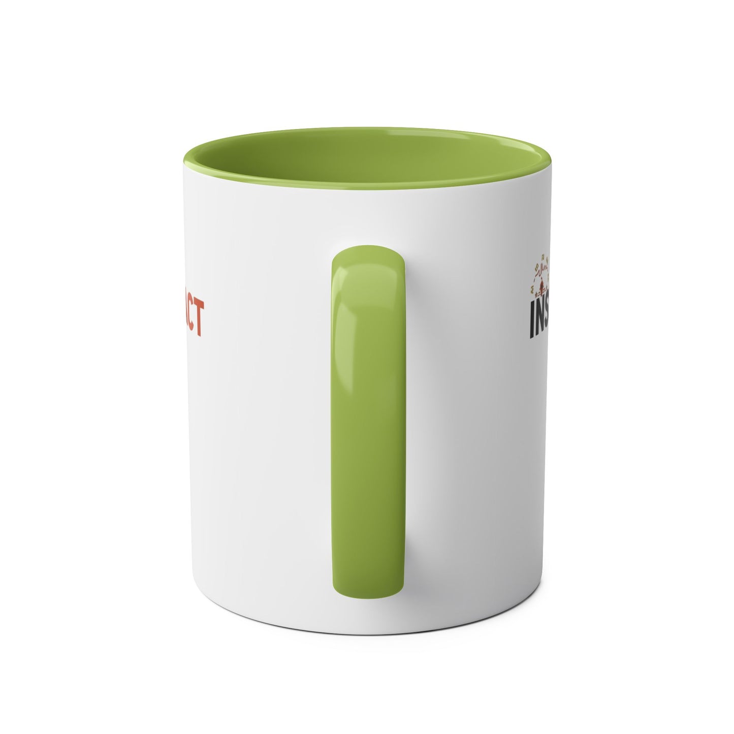 Inspire Impact Mug | Two-Tone 11oz Coffee Mug, Red Interior and Handle