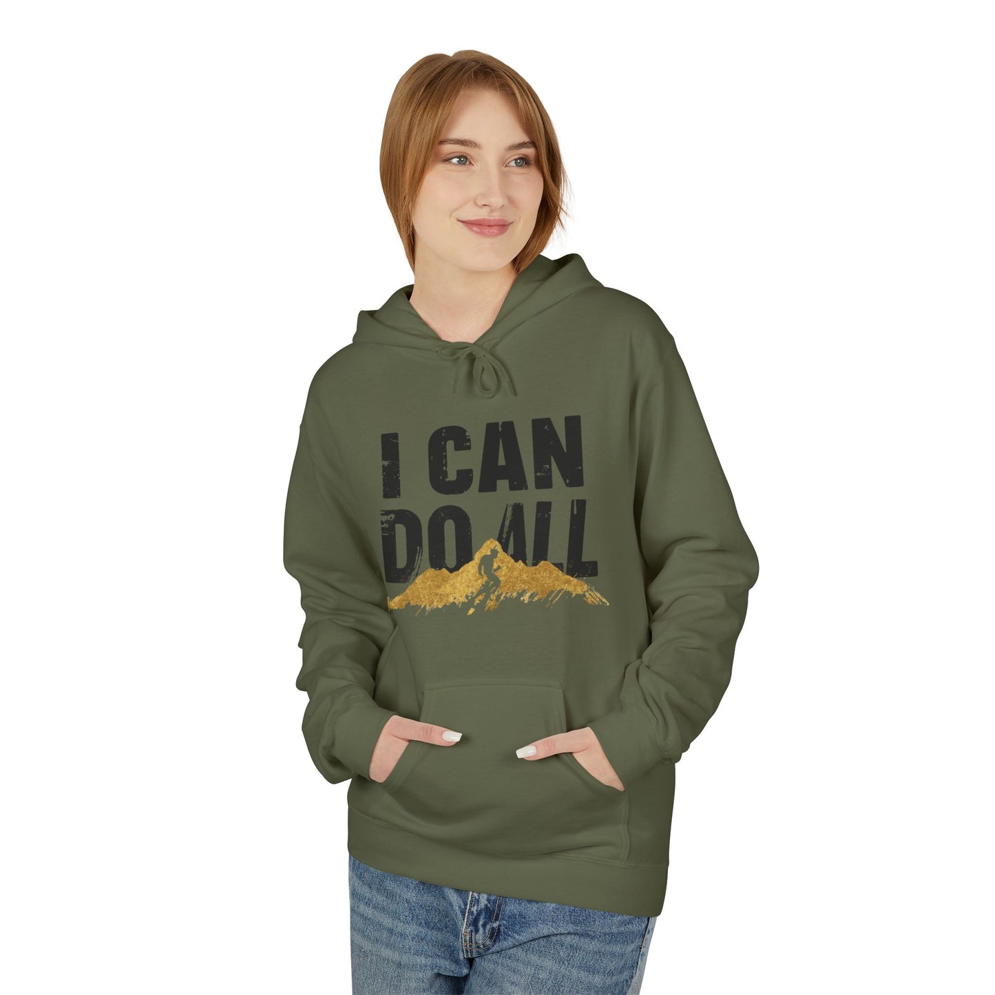 I Can Do All Mountain Hoodie | Inspirational Motivational Faith Apparel