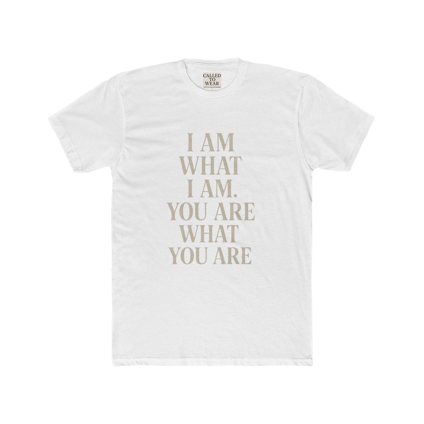 Unisex Cotton Crew Tee