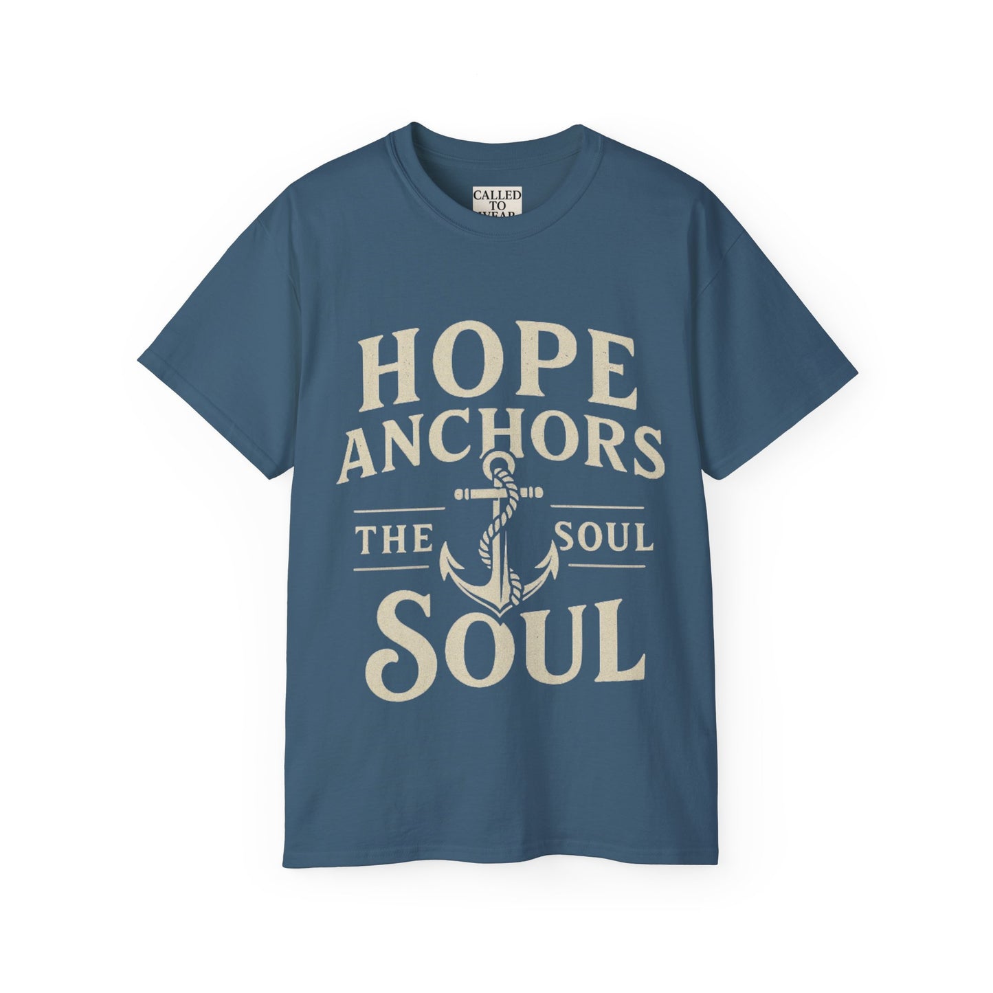 Hope Anchors the Soul Unisex Tee - Inspirational T-Shirt