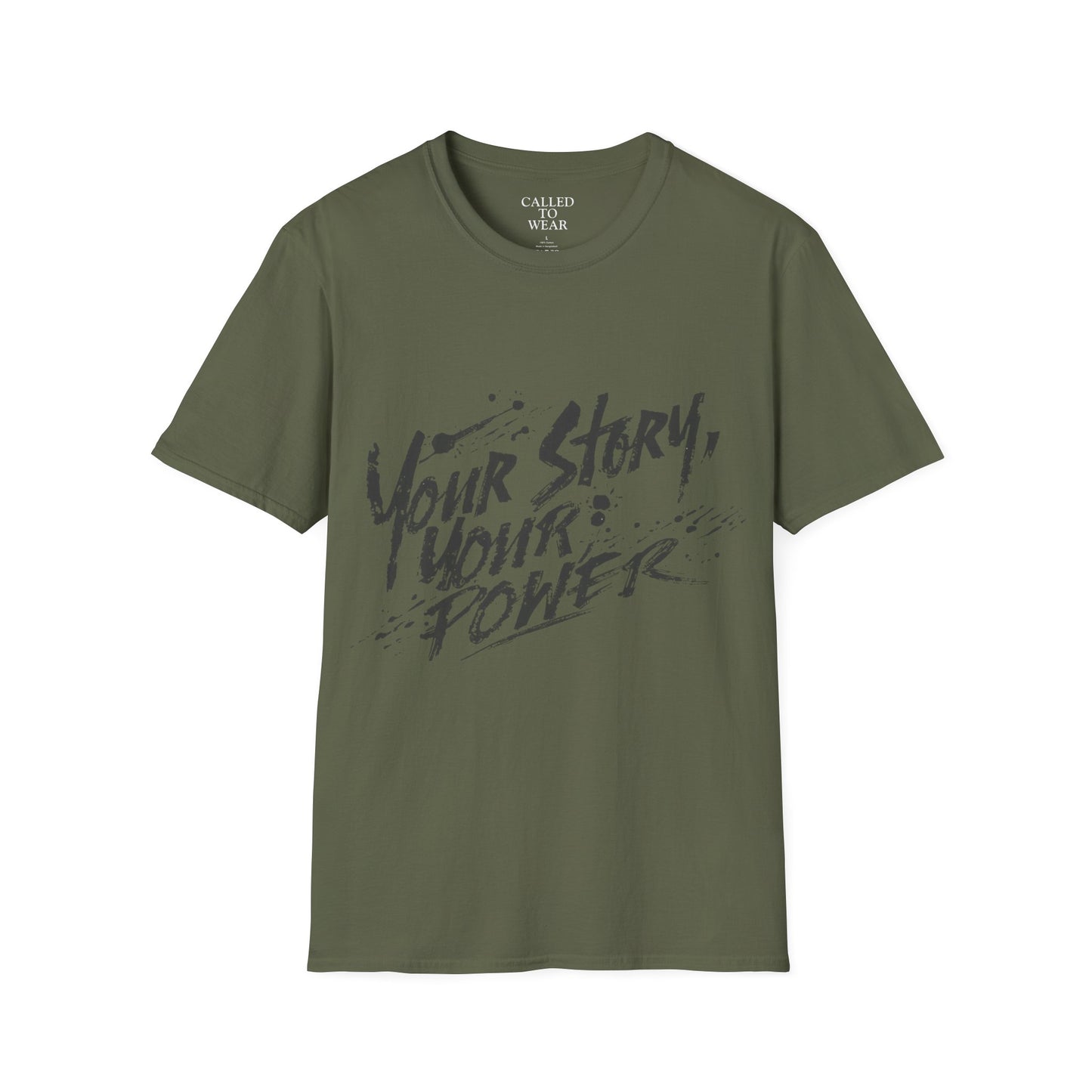 Your Story Your Power T-Shirt | Inspirational Script Typography