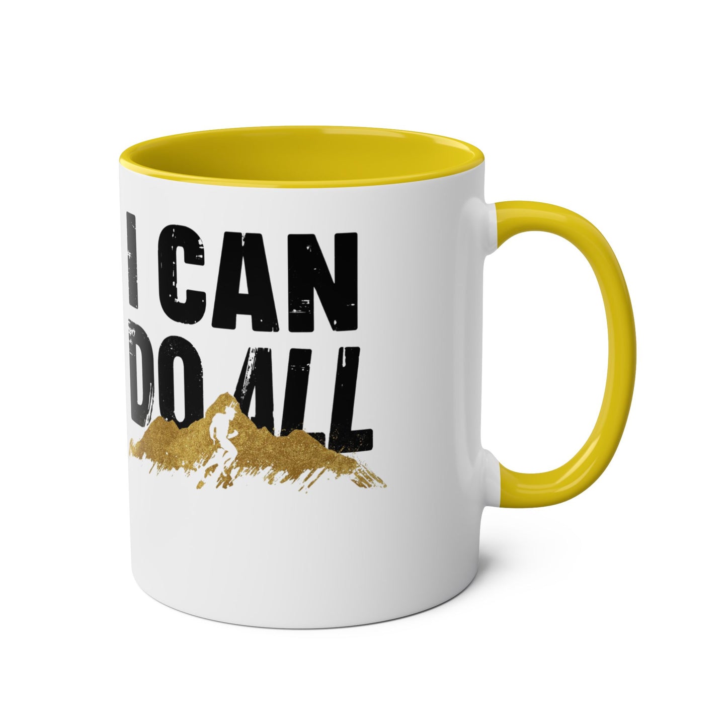 I Can Do All Mountains mug | Coffee Mug, Red Interior