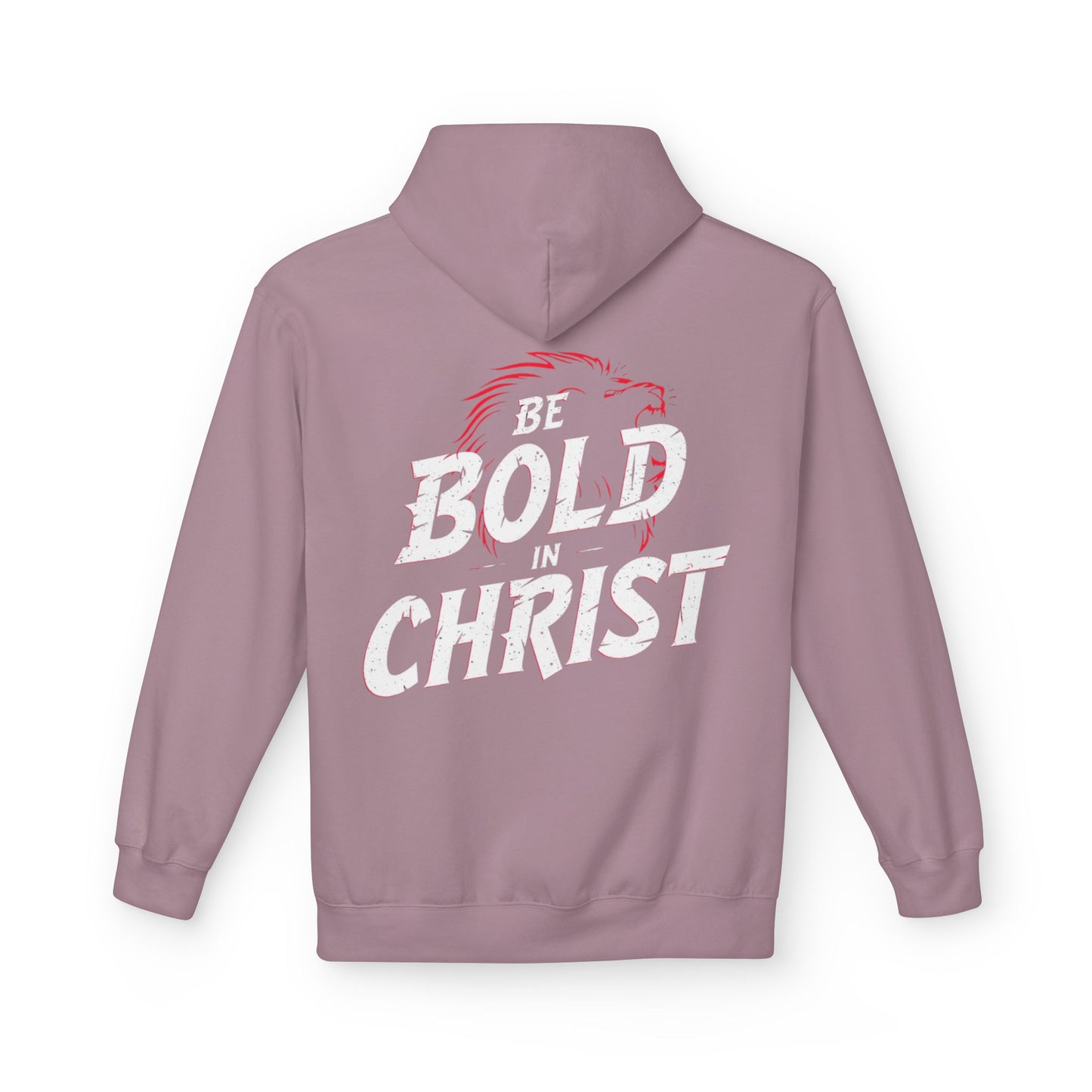 Be Bold in Christ Brush Stroke Design Hoodie | Christian Faith Apparel