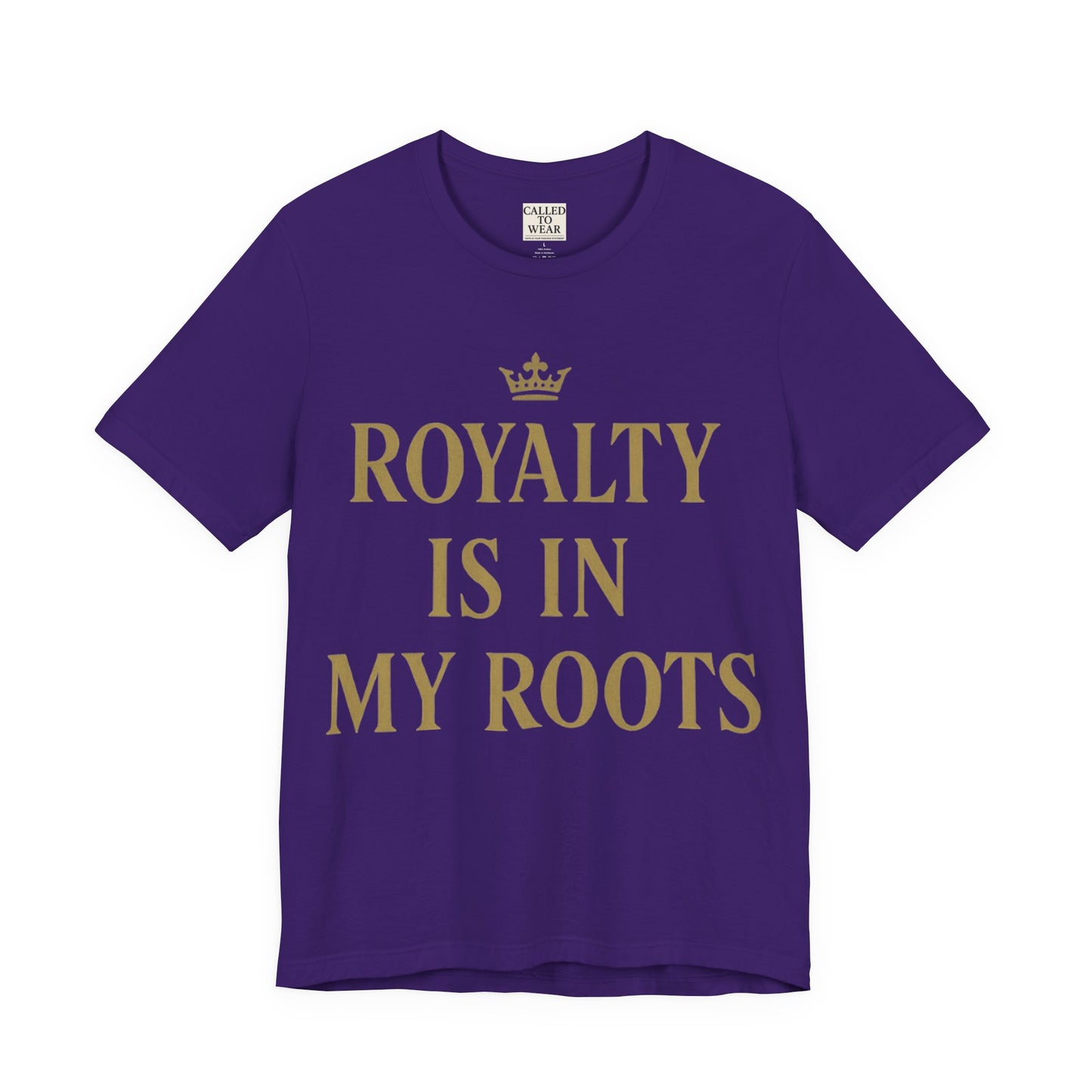 Royalty Roots Tee - Unisex Jersey Short Sleeve T-Shirt, Perfect for Family Gatherings, Casual Outings, Birthdays, Gifts