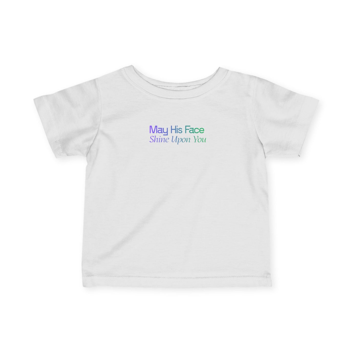 Quiet Blessing Infant Jersey Tee | Pastel Lettering, Soft Combed Cotton